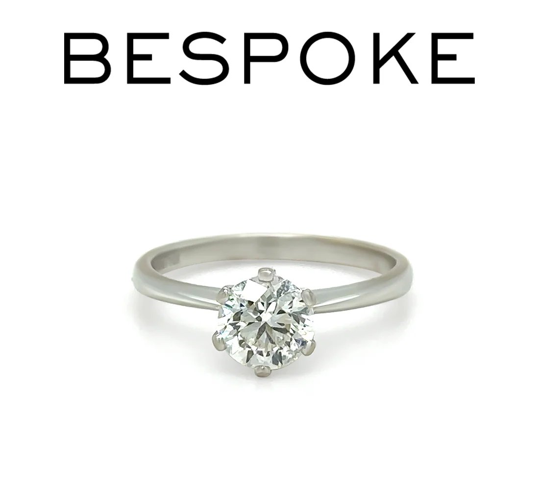 Michael Hill 18ct White Gold Diamond Engagement Ring 0.90ct 3g