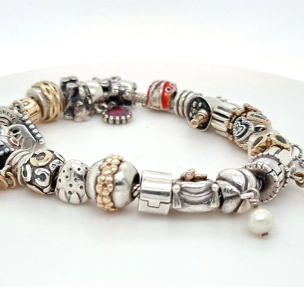 Pandora Silver Charm Bracelet - Image 3