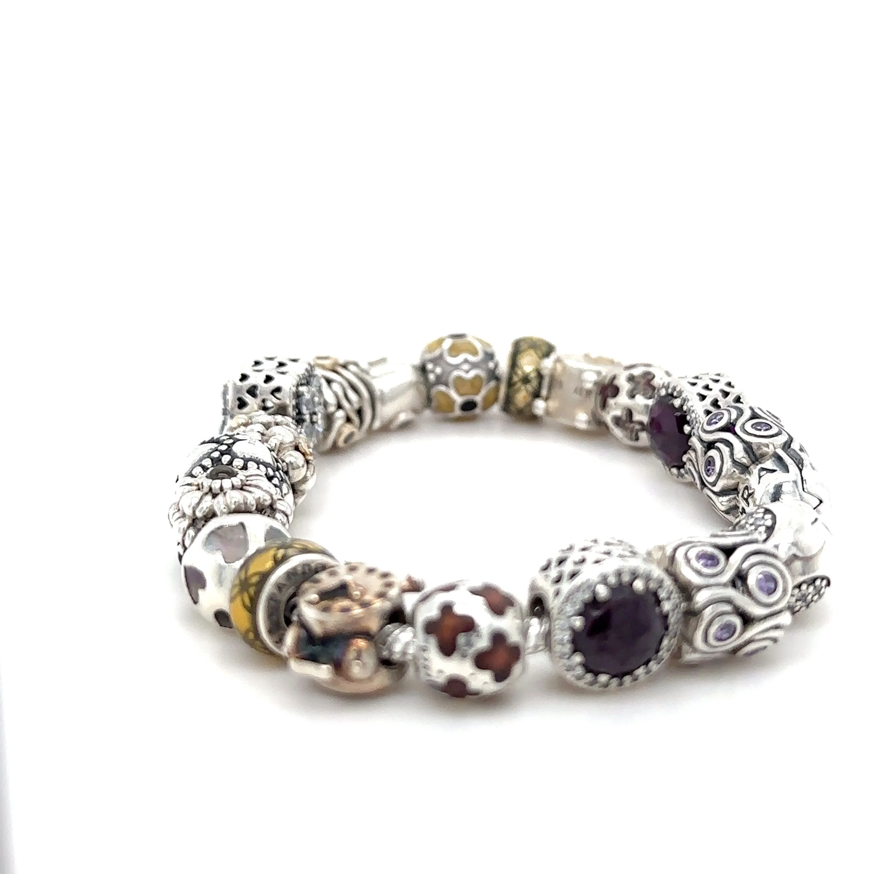 Pandora Silver Classic Moments Bracelet 98g - Image 5