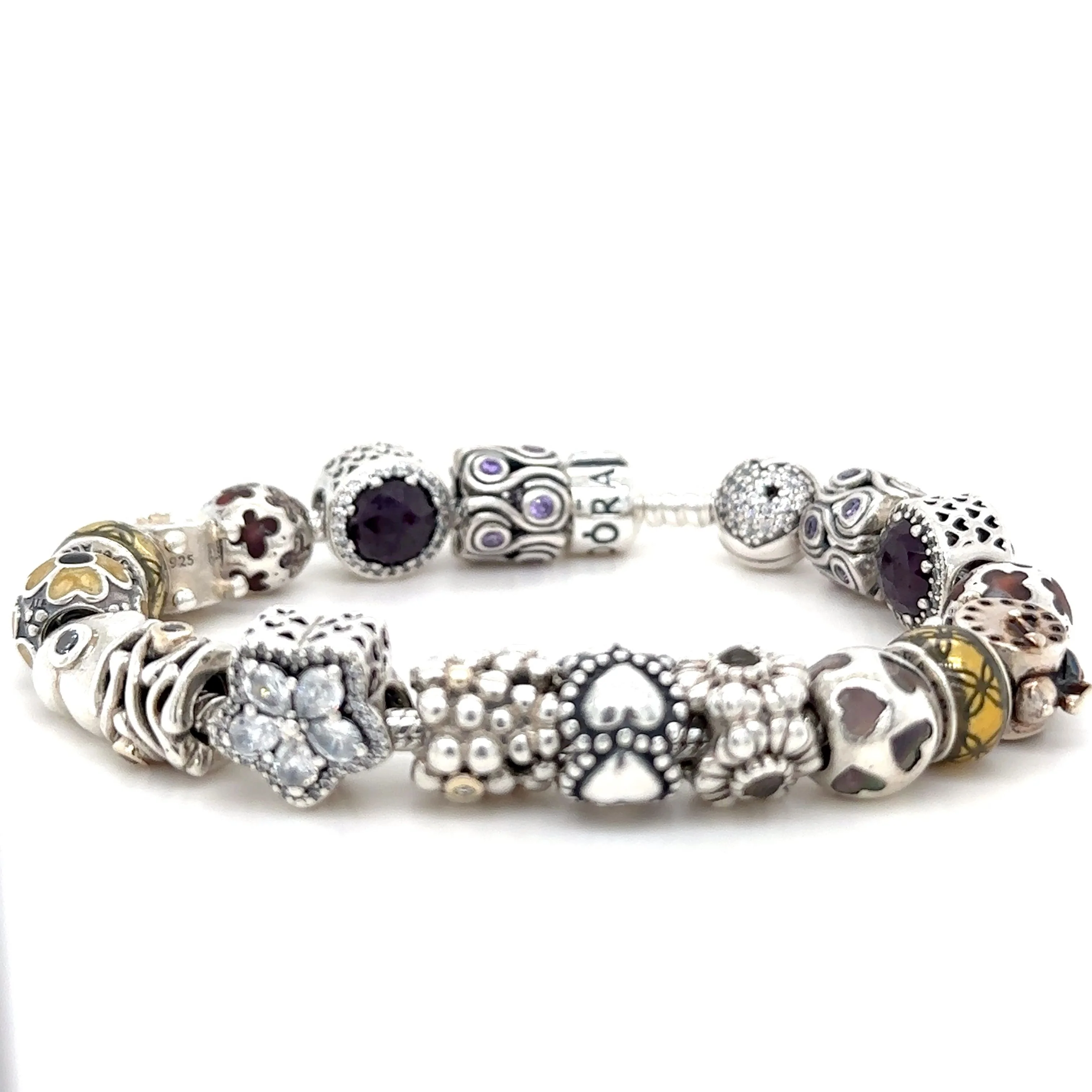 Pandora Silver Classic Moments Bracelet 98g - Image 6