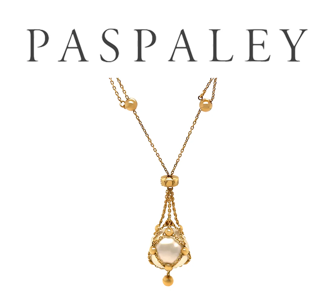 Paspaley 18ct Yellow Gold Lavalier Necklace with 13mm Circle Pearl