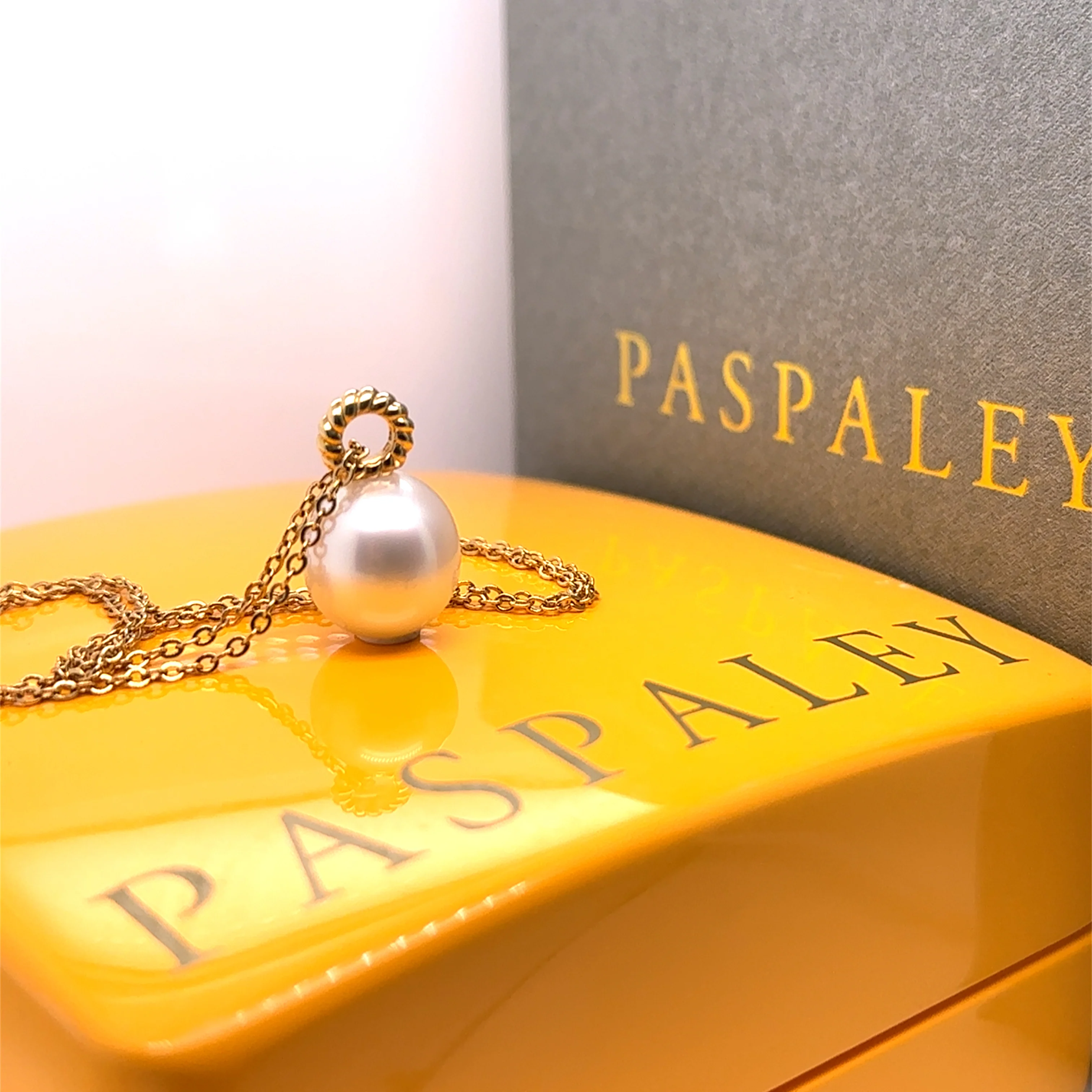 Paspaley South Sea Pearl Dive Rope Pendant with 9ct Yellow Gold Chain 6.32g - Image 6