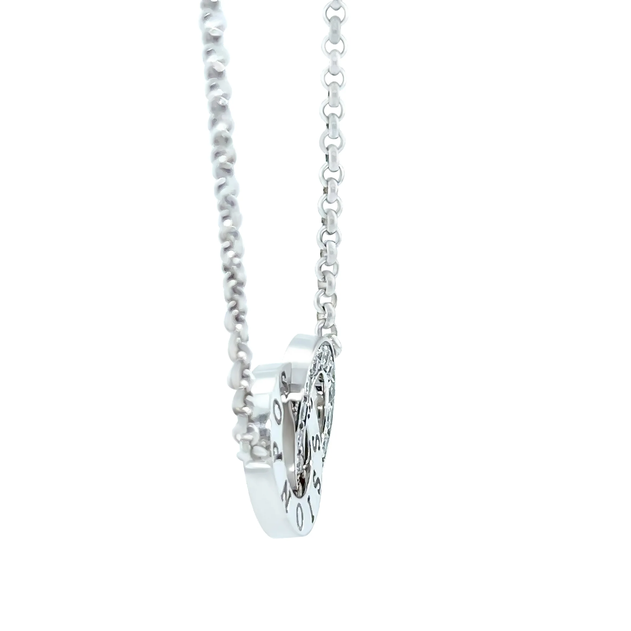 Piaget 18ct White Gold Diamond Toi Moi Possession Necklace 0.32ct - Image 3