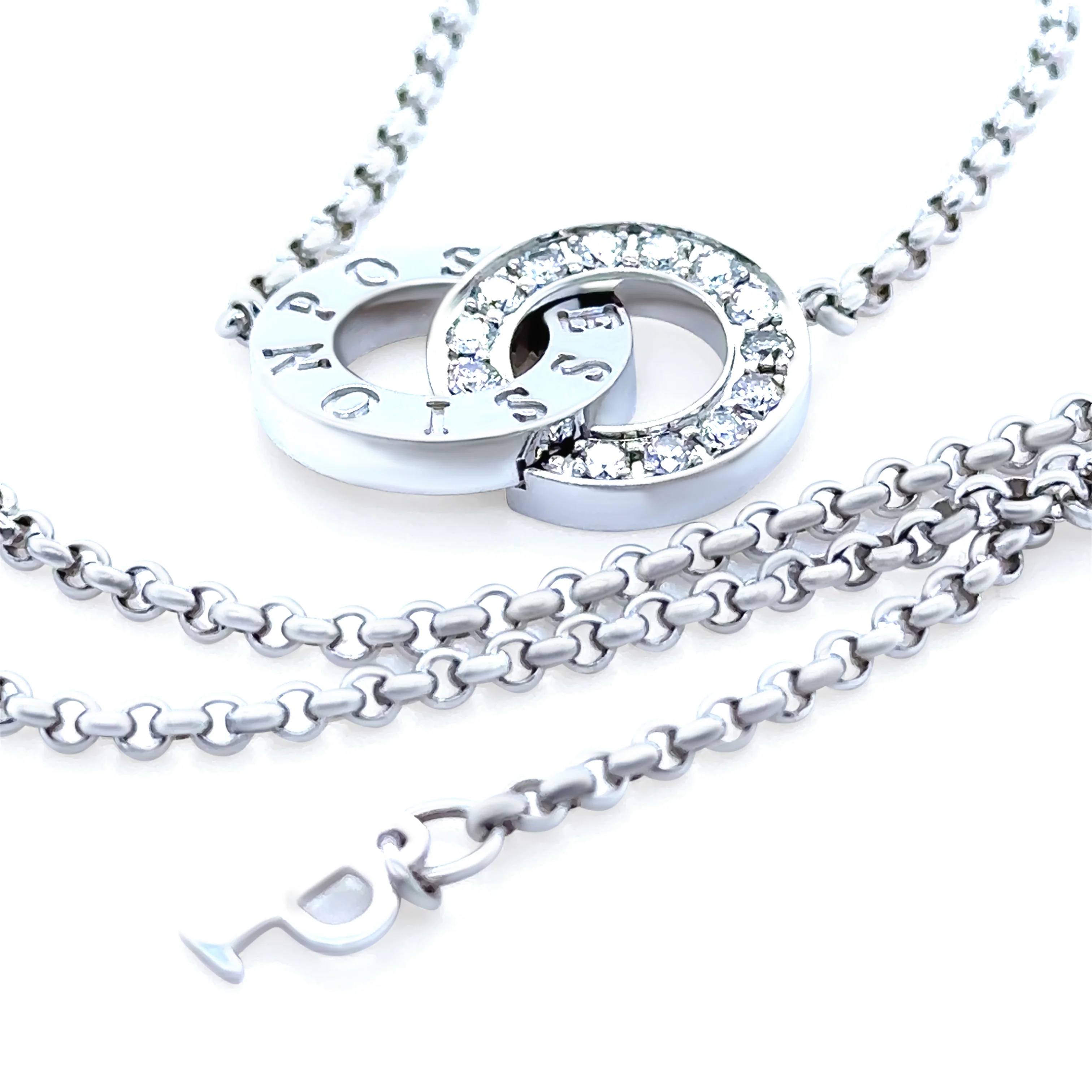 Piaget 18ct White Gold Diamond Toi Moi Possession Necklace 0.32ct - Image 5