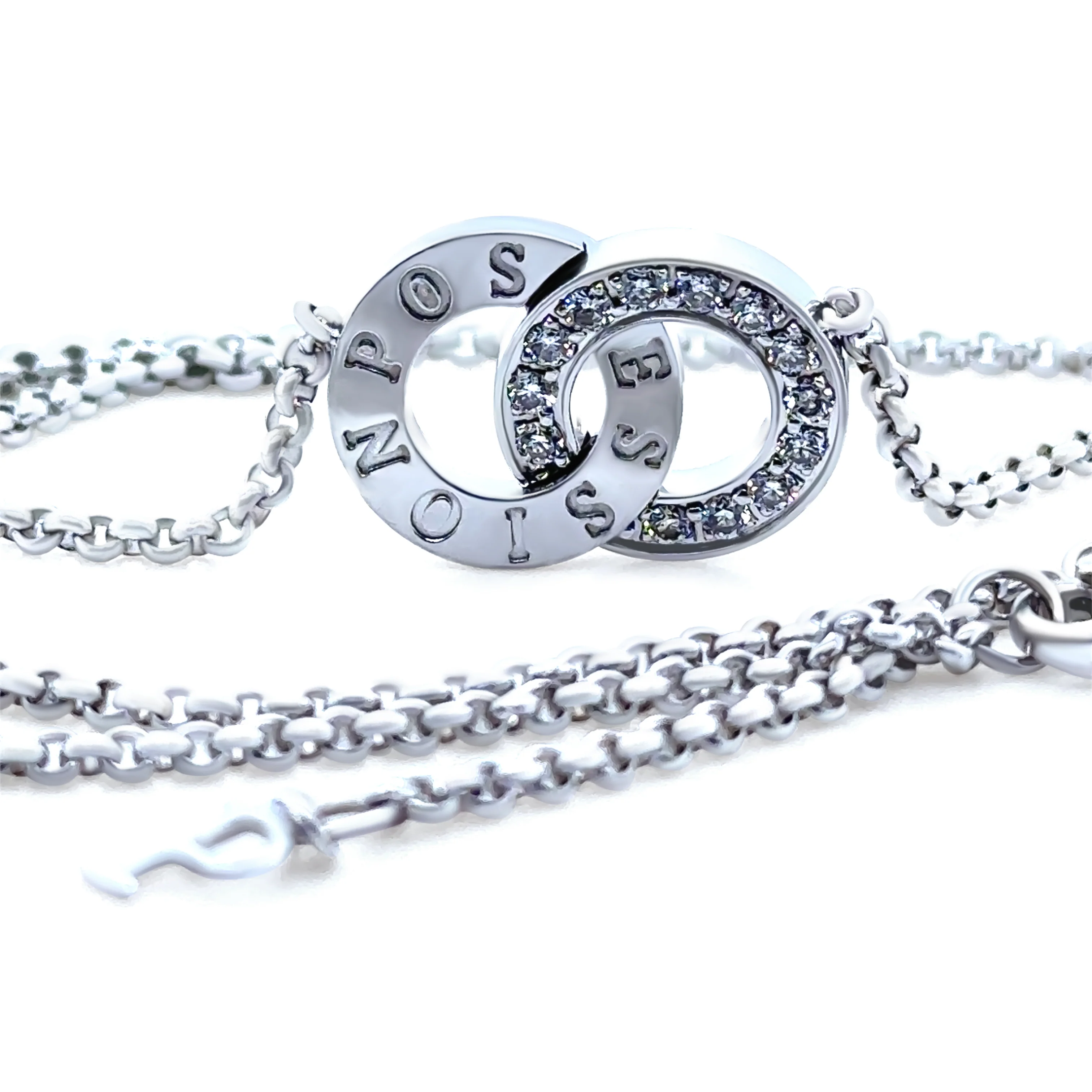 Piaget 18ct White Gold Diamond Toi Moi Possession Necklace 0.32ct - Image 6