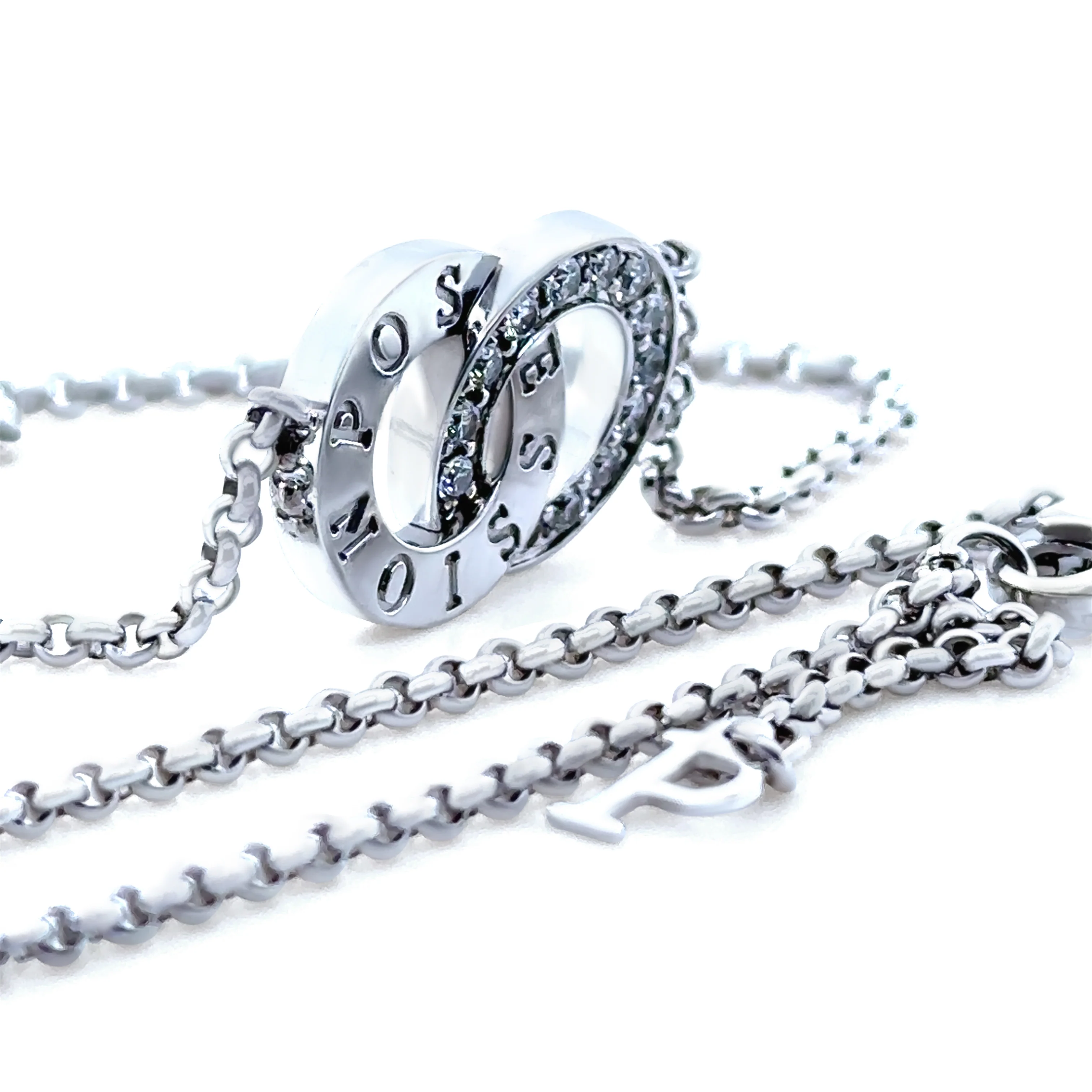 Piaget 18ct White Gold Diamond Toi Moi Possession Necklace 0.32ct - Image 7