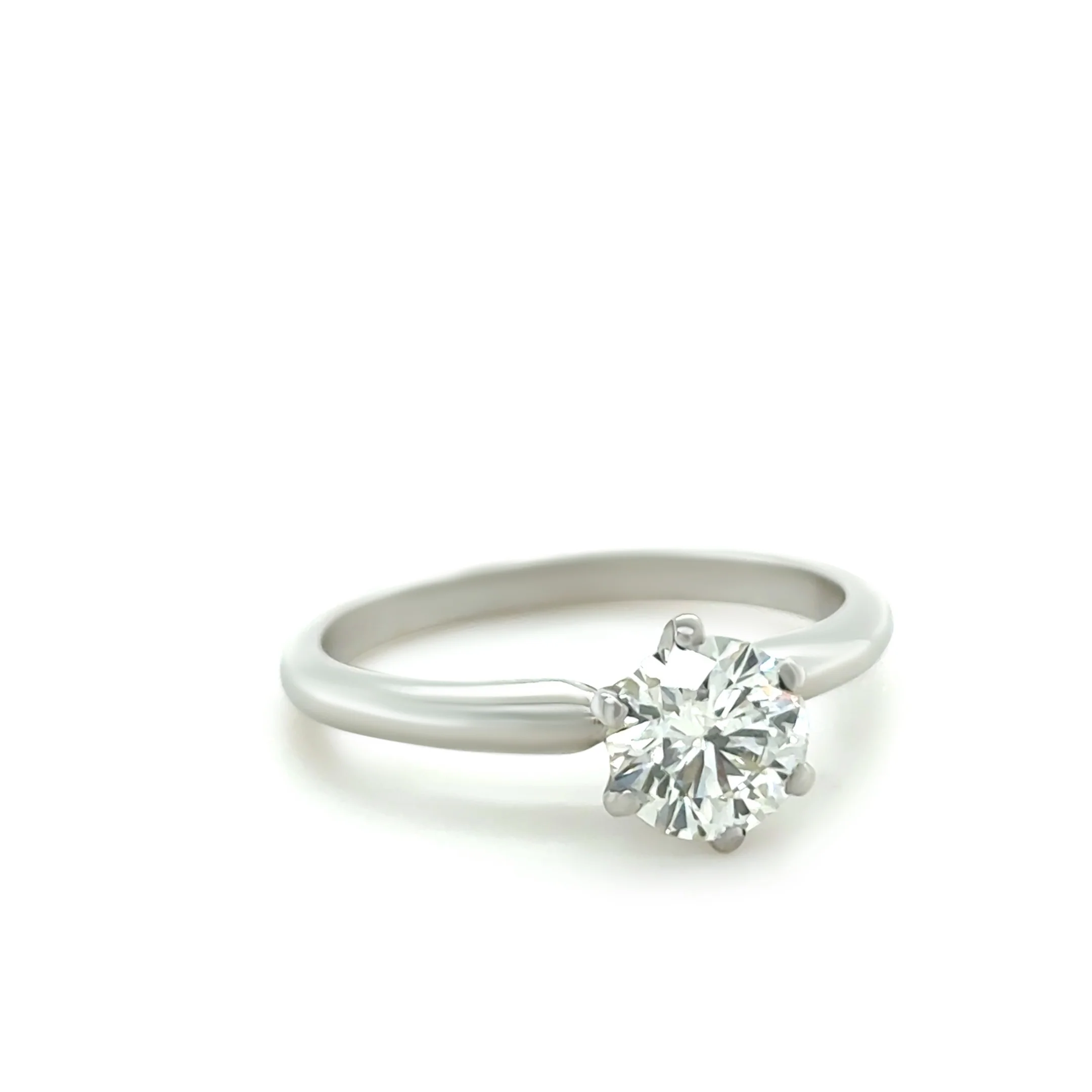 Platinum Diamond Engagement Ring 1.02ct - Image 2