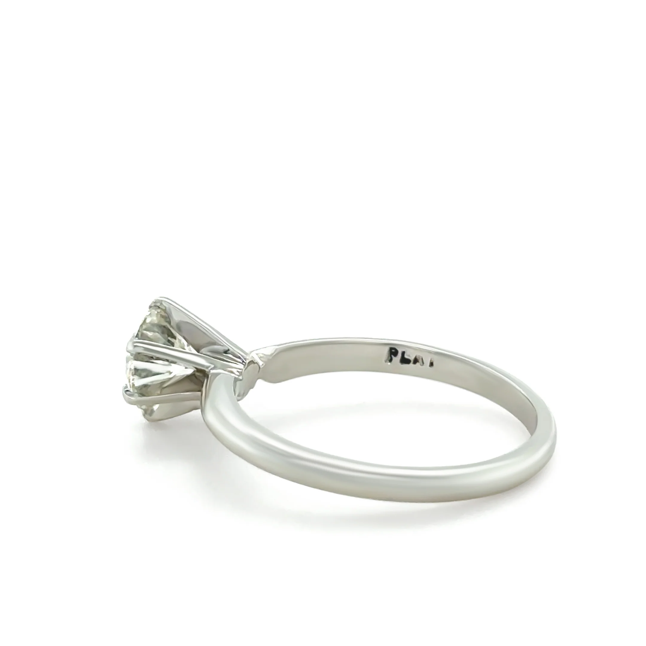 Platinum Diamond Engagement Ring 1.02ct - Image 5