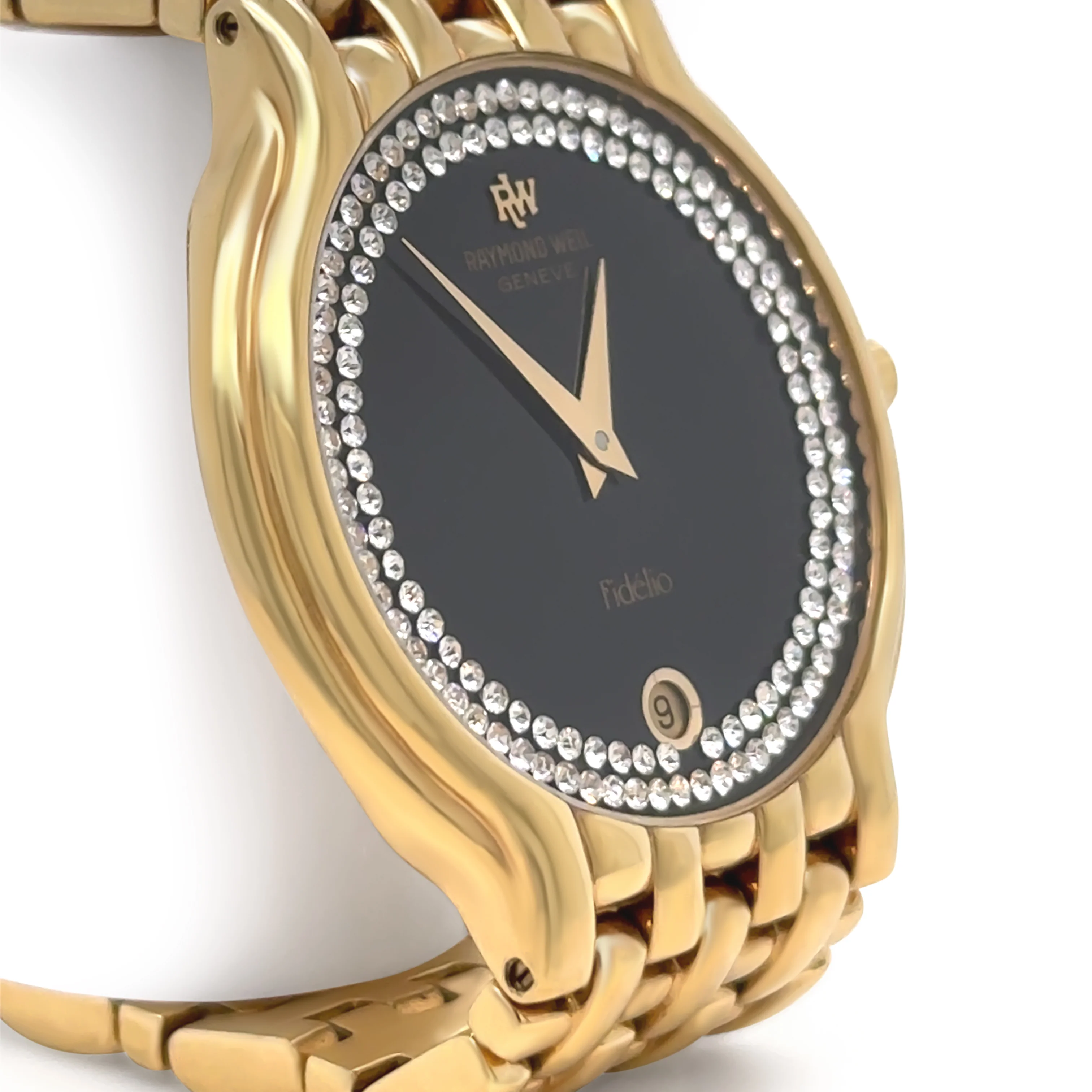 Raymond Weil Fidelio 18ct Gold Plated 4802 Ladies Quartz Watch - Image 4