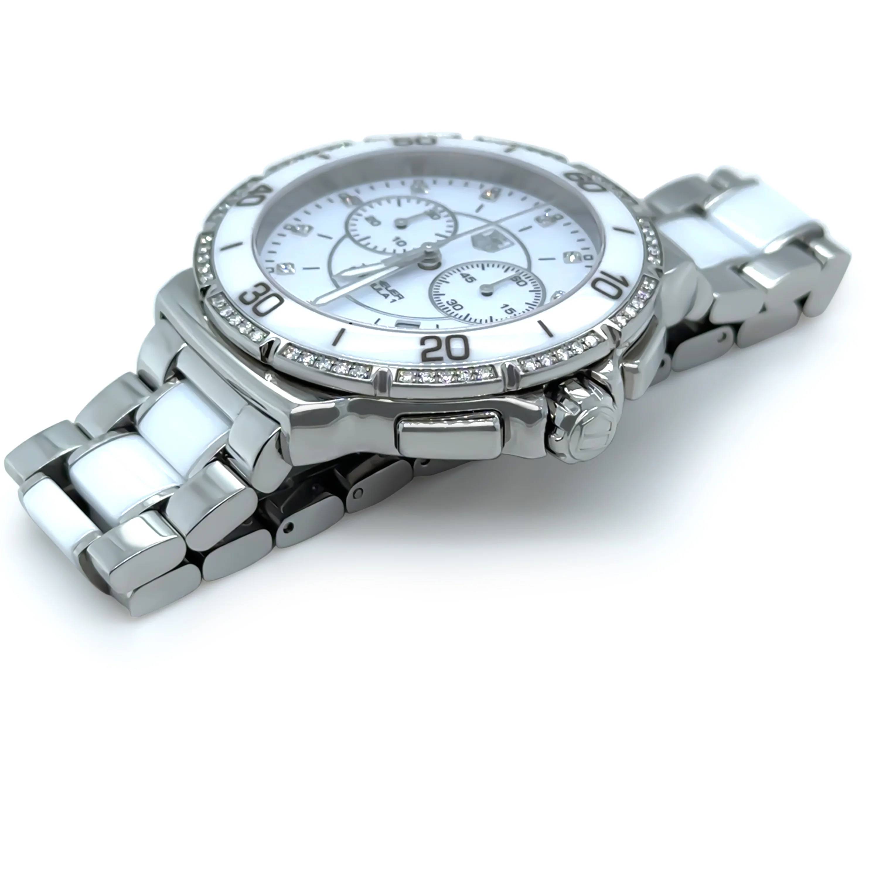 Tag Heuer Formula 1 Chronograph Diamond Bezel Watch – 41mm - Image 3