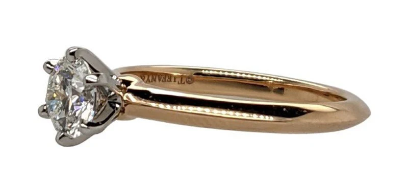 Tiffany & Co Setting Engagement Ring in 18k Rose Gold 0.70ct - Image 3