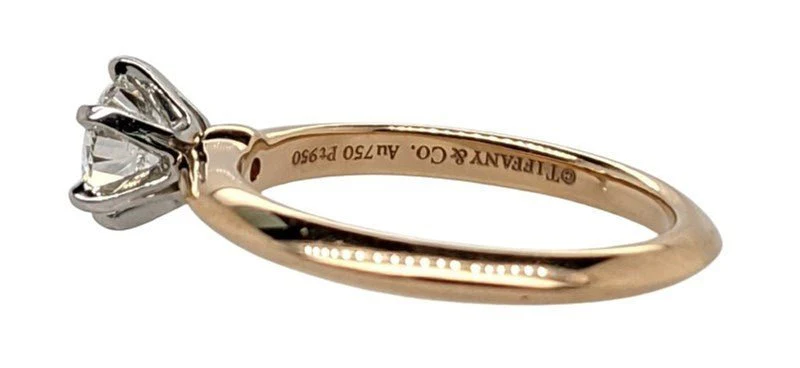 Tiffany & Co Setting Engagement Ring in 18k Rose Gold 0.70ct - Image 4