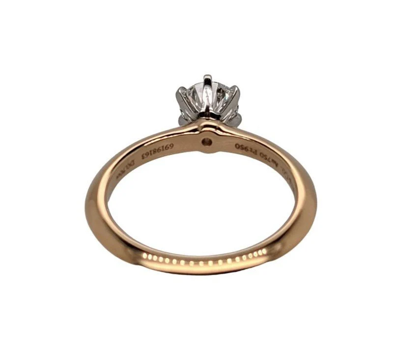 Tiffany & Co Setting Engagement Ring in 18k Rose Gold 0.70ct - Image 5
