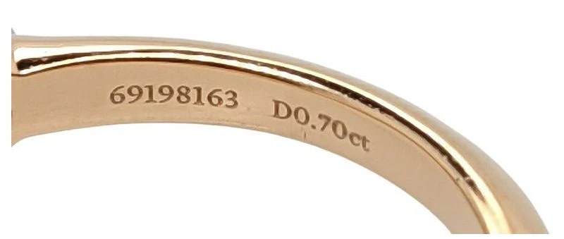 Tiffany & Co Setting Engagement Ring in 18k Rose Gold 0.70ct - Image 6