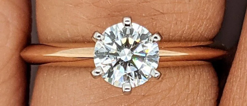 Tiffany & Co Setting Engagement Ring in 18k Rose Gold 0.70ct - Image 8