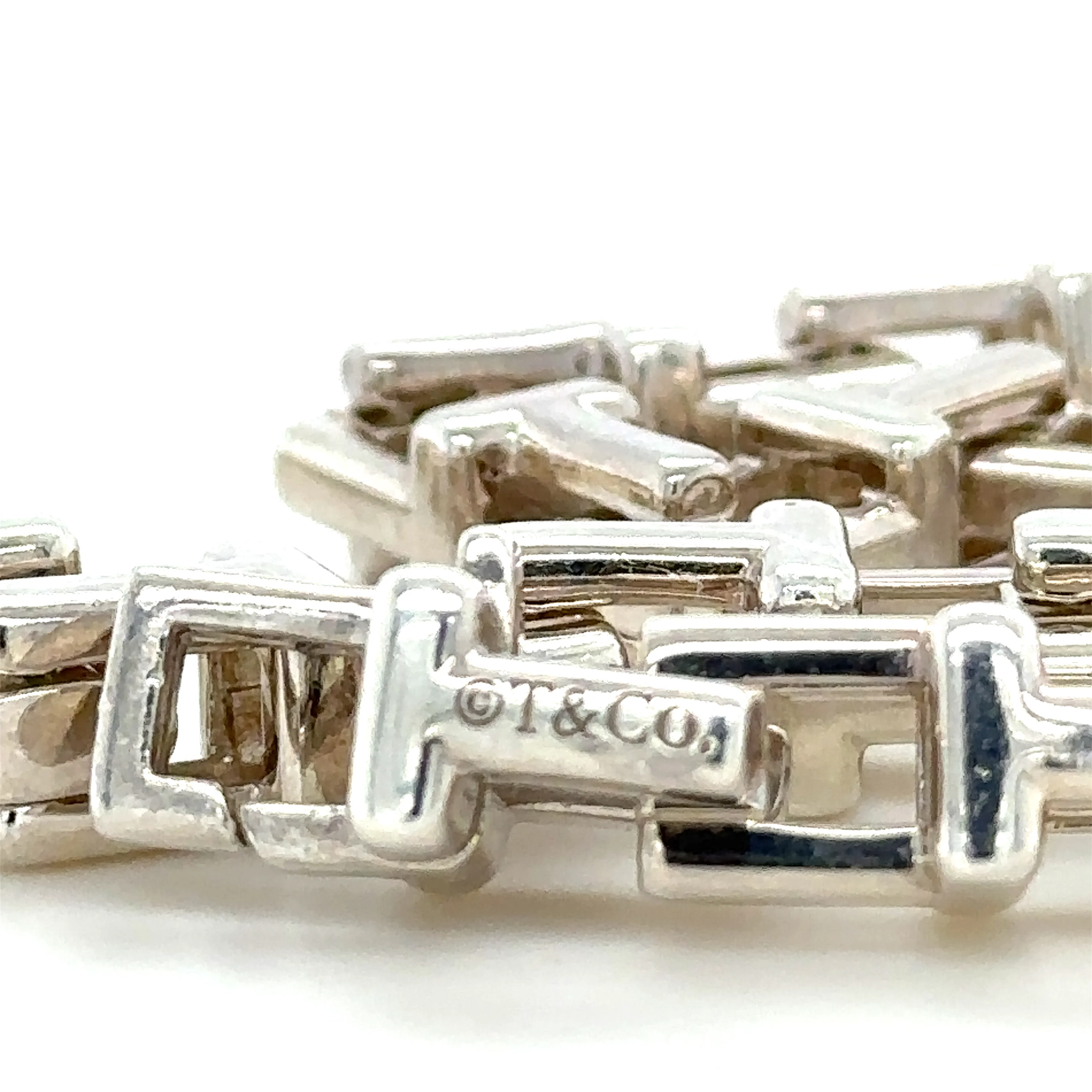 Tiffany and Co Large T Square Chain Necklace (RARE) - Image 2