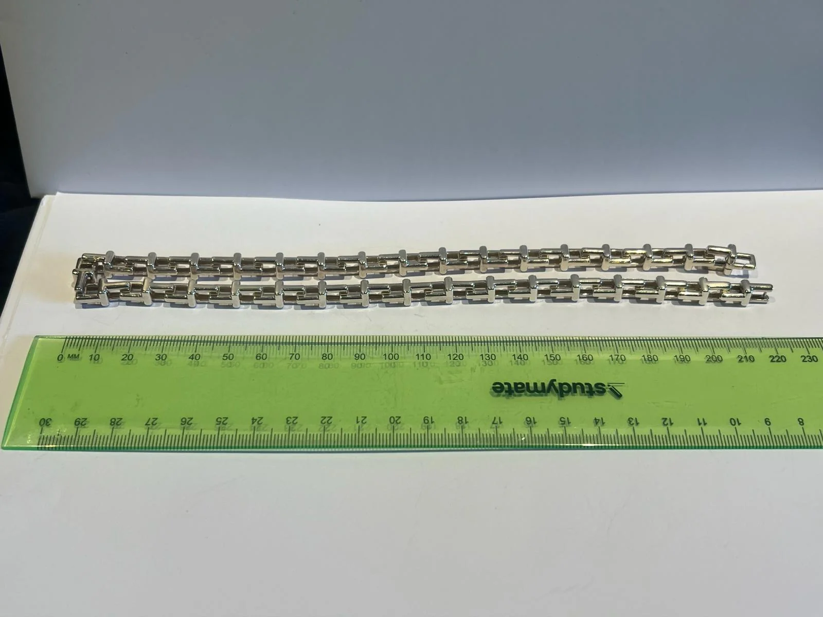 Tiffany and Co Large T Square Chain Necklace (RARE) - Image 6