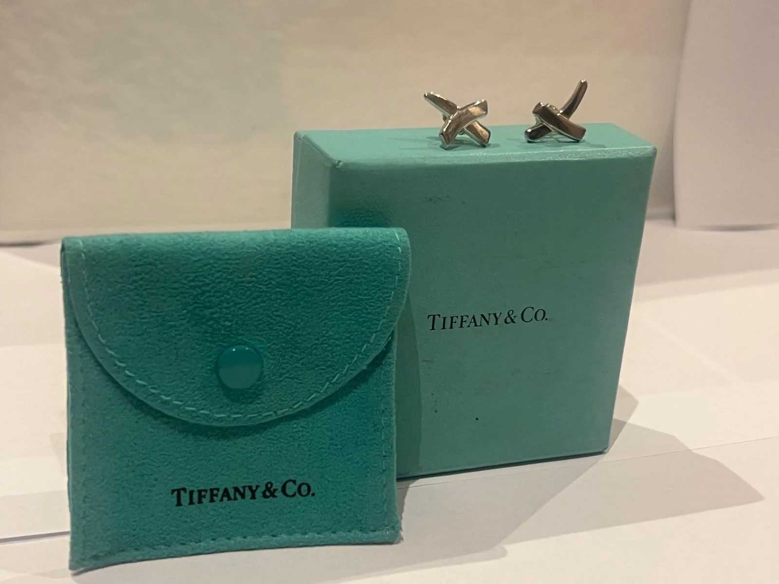 Tiffany and Co Sterling Silver Paloma's Picasso Graffiti X Earrings - Image 4