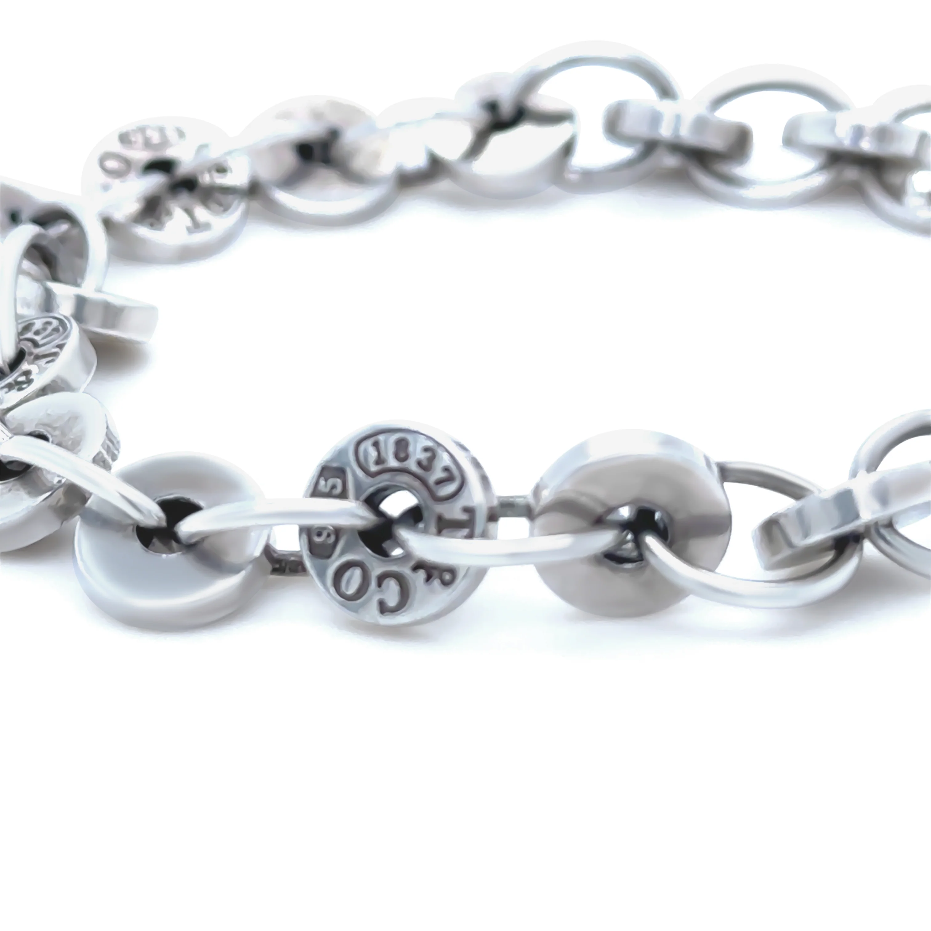 Tiffany & Co. 1837 Circle Sterling Silver Bracelet 25g - Image 4
