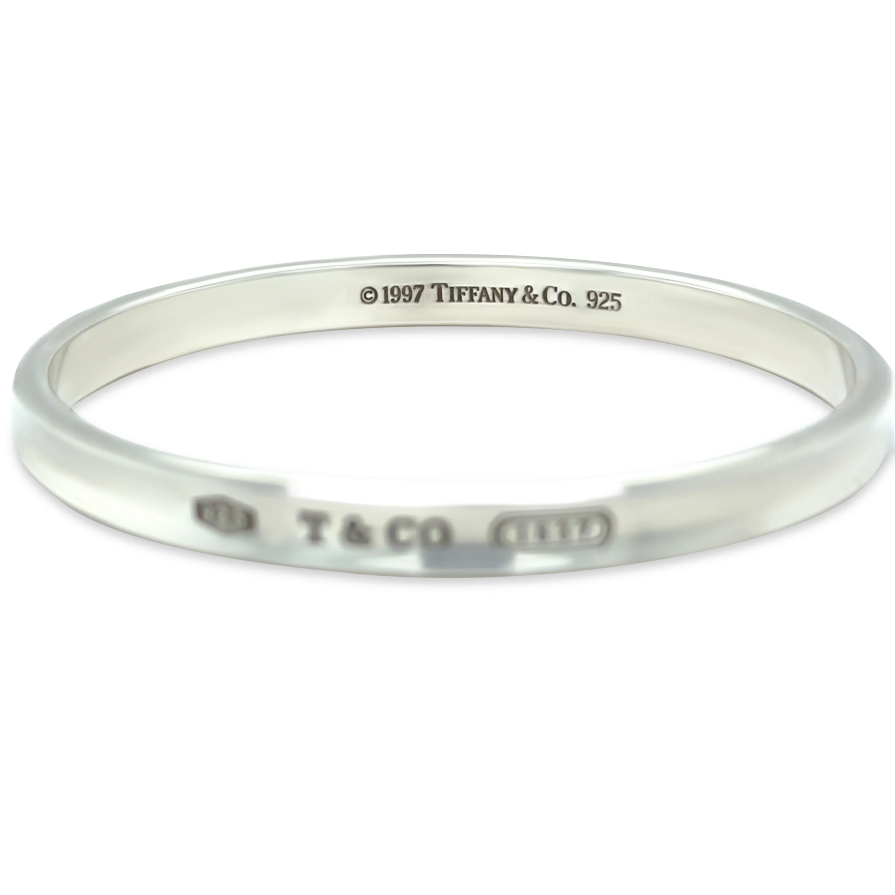 Tiffany & Co. 1837 Narrow Sterling Silver Bracelet 34.15g - Image 3