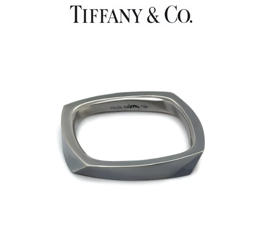 Tiffany & Co 18ct Black Gold Frank Gehry Torque Ring 8.30g