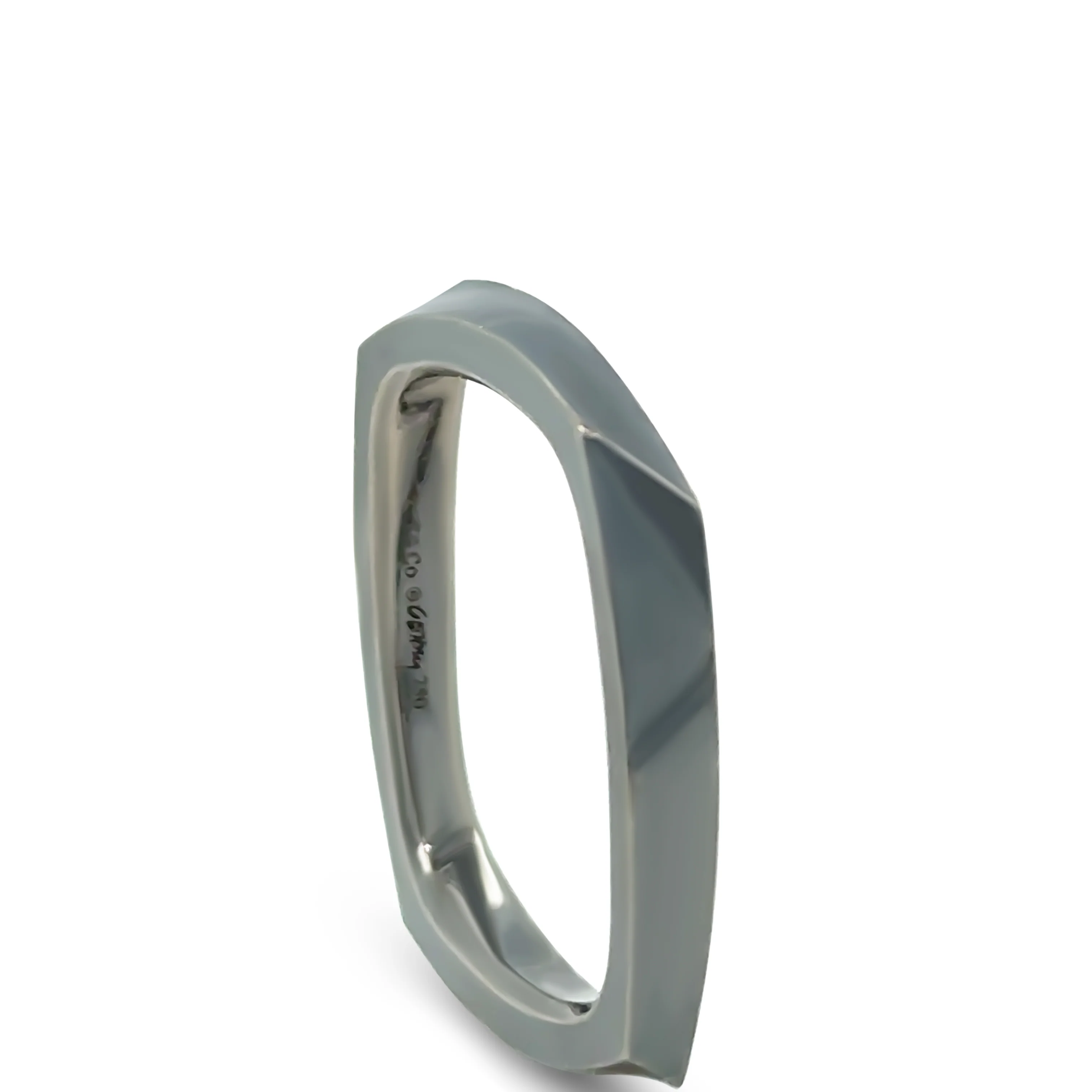 Tiffany & Co 18ct Black Gold Frank Gehry Torque Ring 8.30g - Image 6