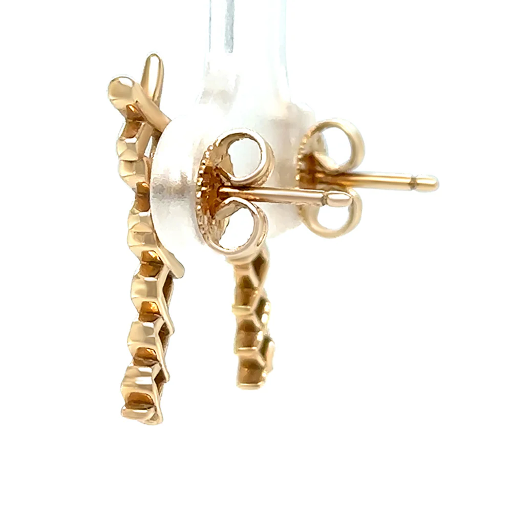 Tiffany & Co. 18ct Rose Gold Paloma Picasso Graffiti Earrings 5g - Image 6