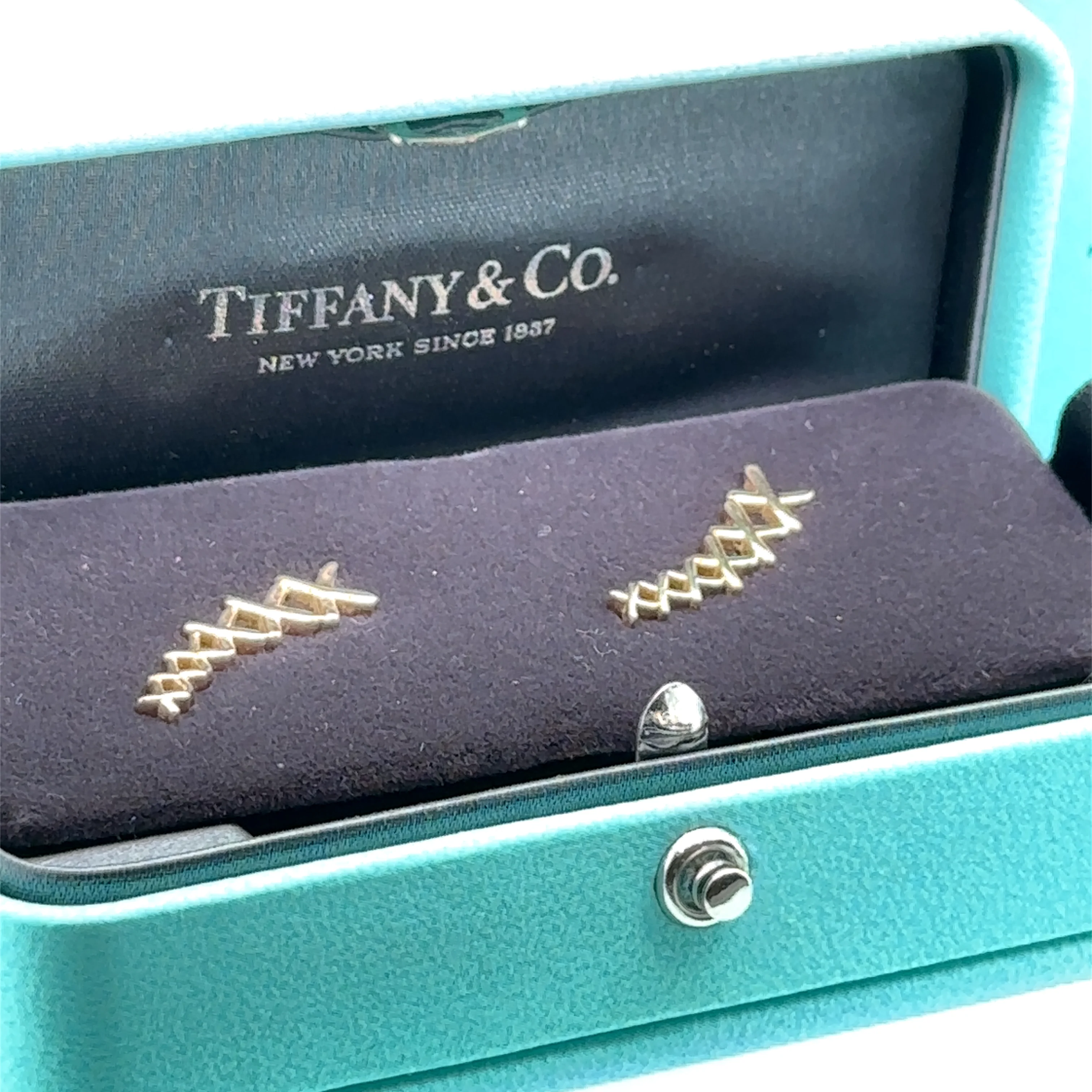 Tiffany & Co. 18ct Rose Gold Paloma Picasso Graffiti Earrings 5g - Image 8