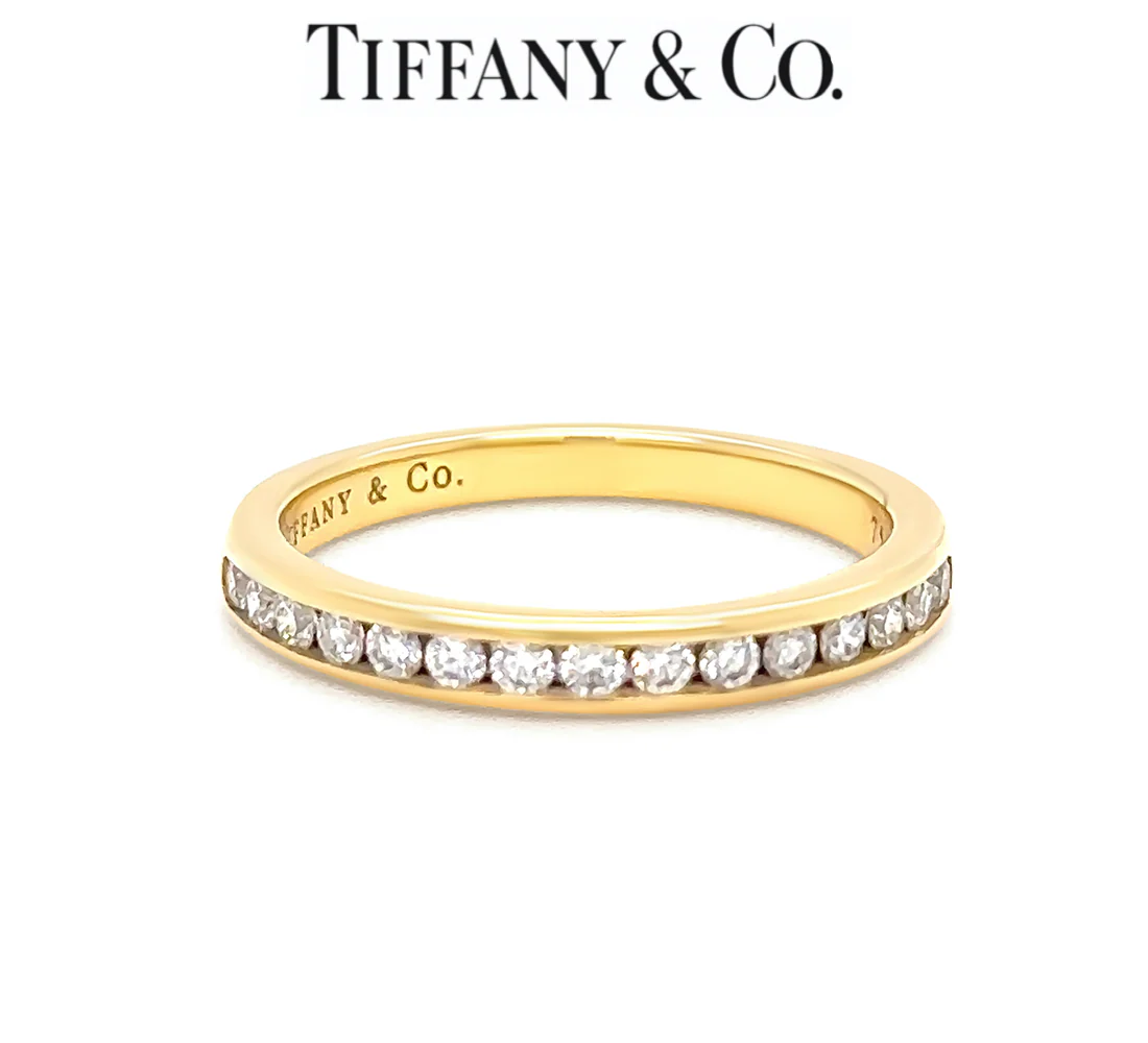 Tiffany & Co. 18ct Yellow Gold Diamond Ring 0.30ct 2.7g