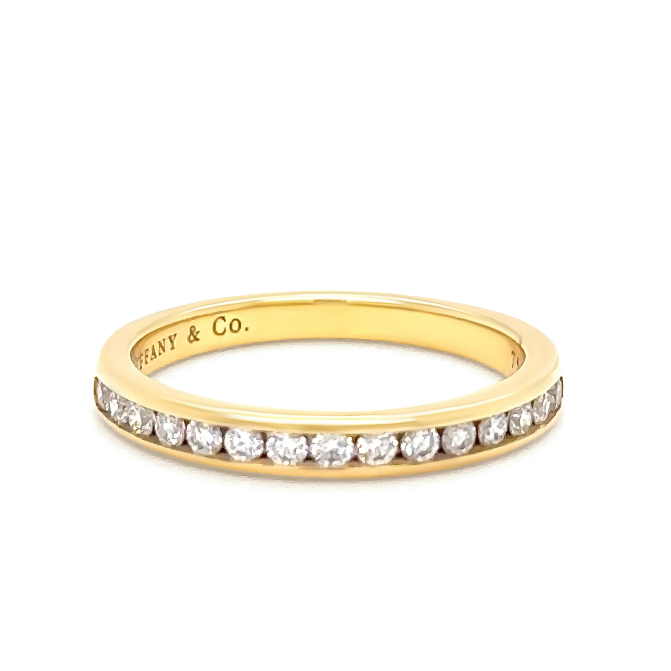 Tiffany & Co. 18ct Yellow Gold Diamond Ring 0.30ct 2.7g - Image 2