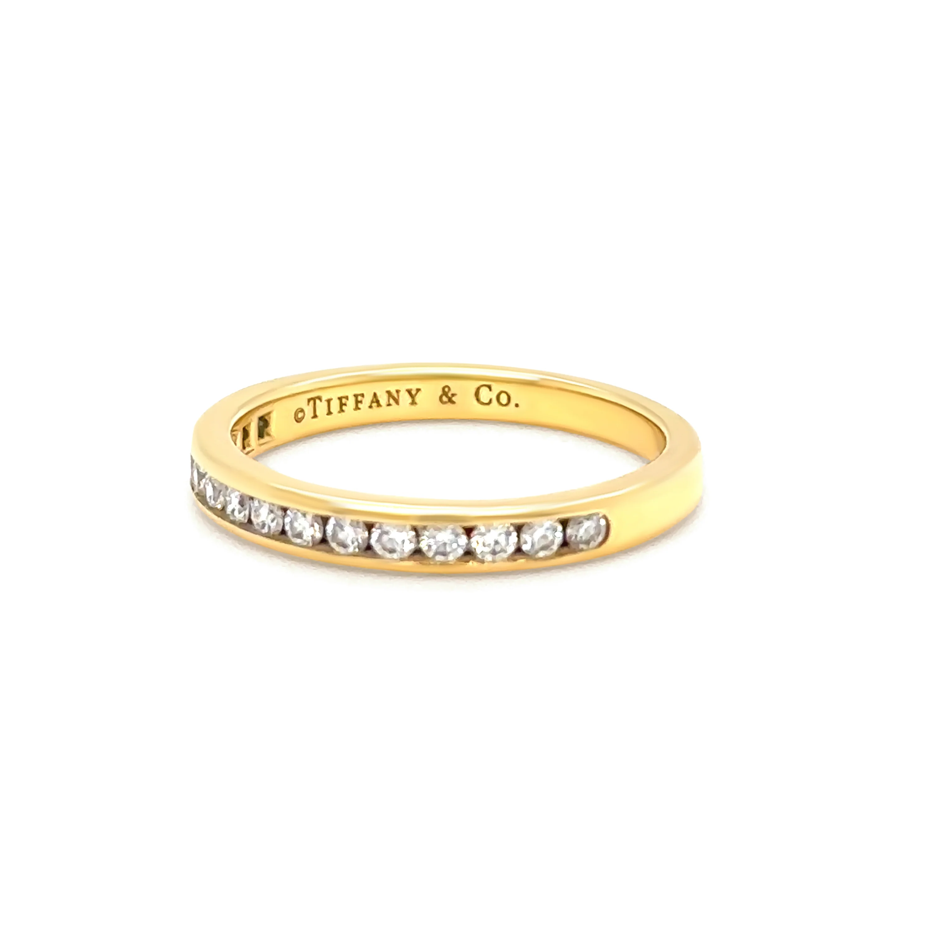 Tiffany & Co. 18ct Yellow Gold Diamond Ring 0.30ct 2.7g - Image 3