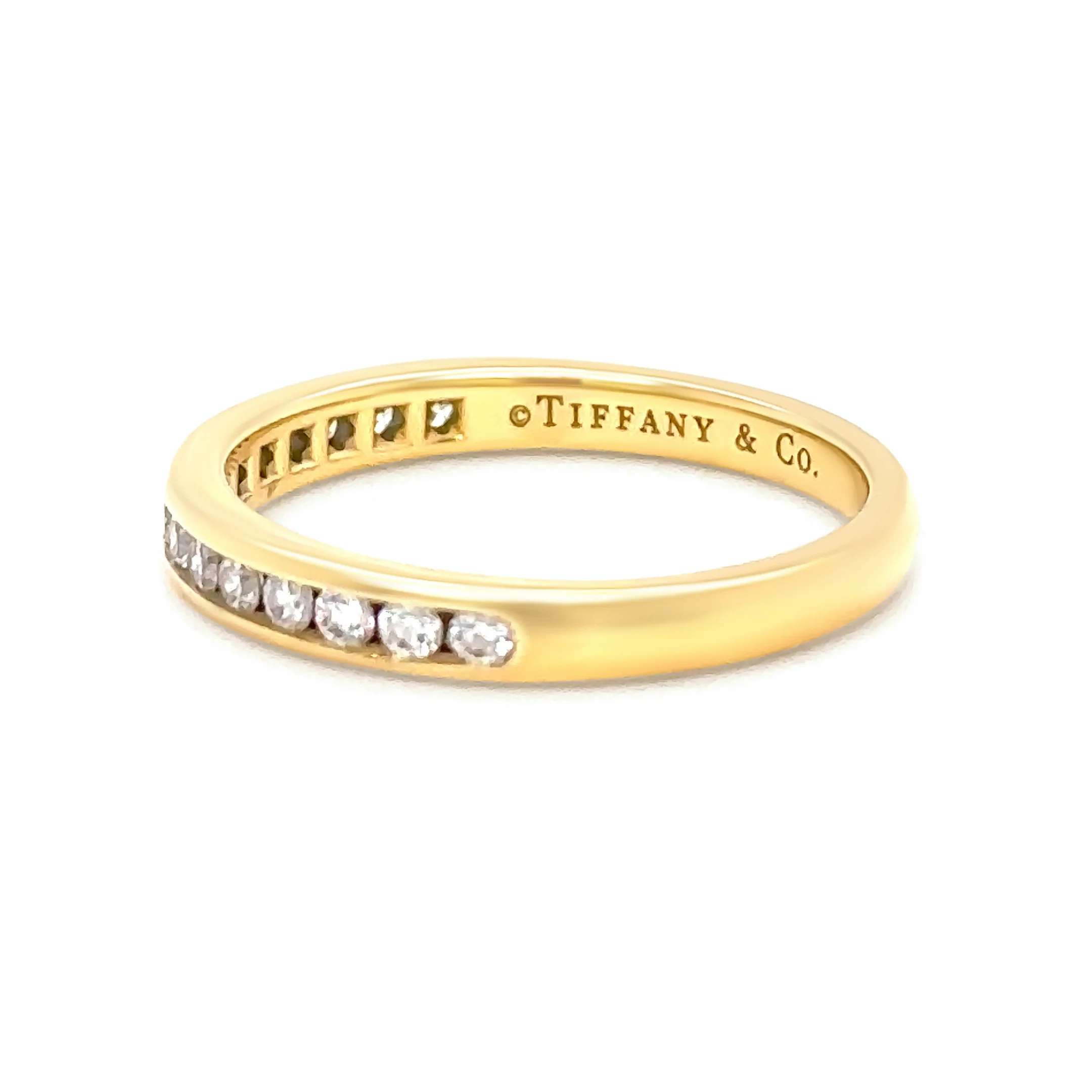 Tiffany & Co. 18ct Yellow Gold Diamond Ring 0.30ct 2.7g - Image 4