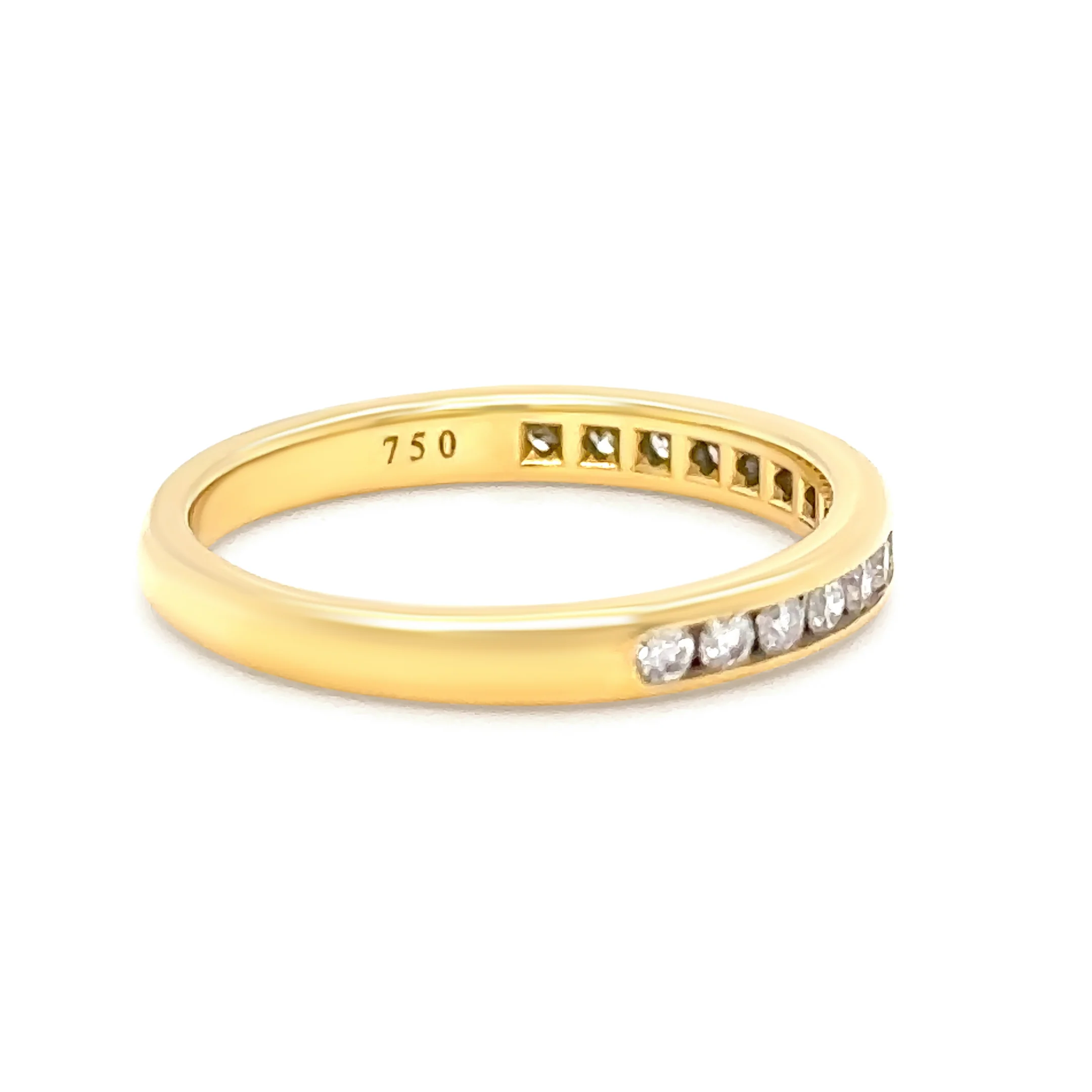 Tiffany & Co. 18ct Yellow Gold Diamond Ring 0.30ct 2.7g - Image 6