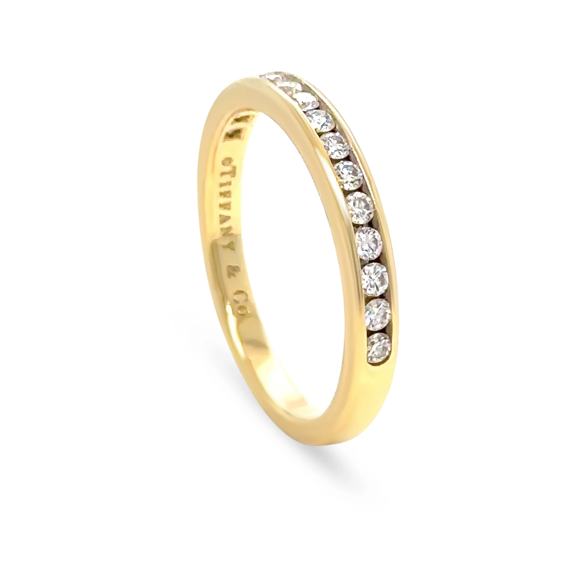 Tiffany & Co. 18ct Yellow Gold Diamond Ring 0.30ct 2.7g - Image 7