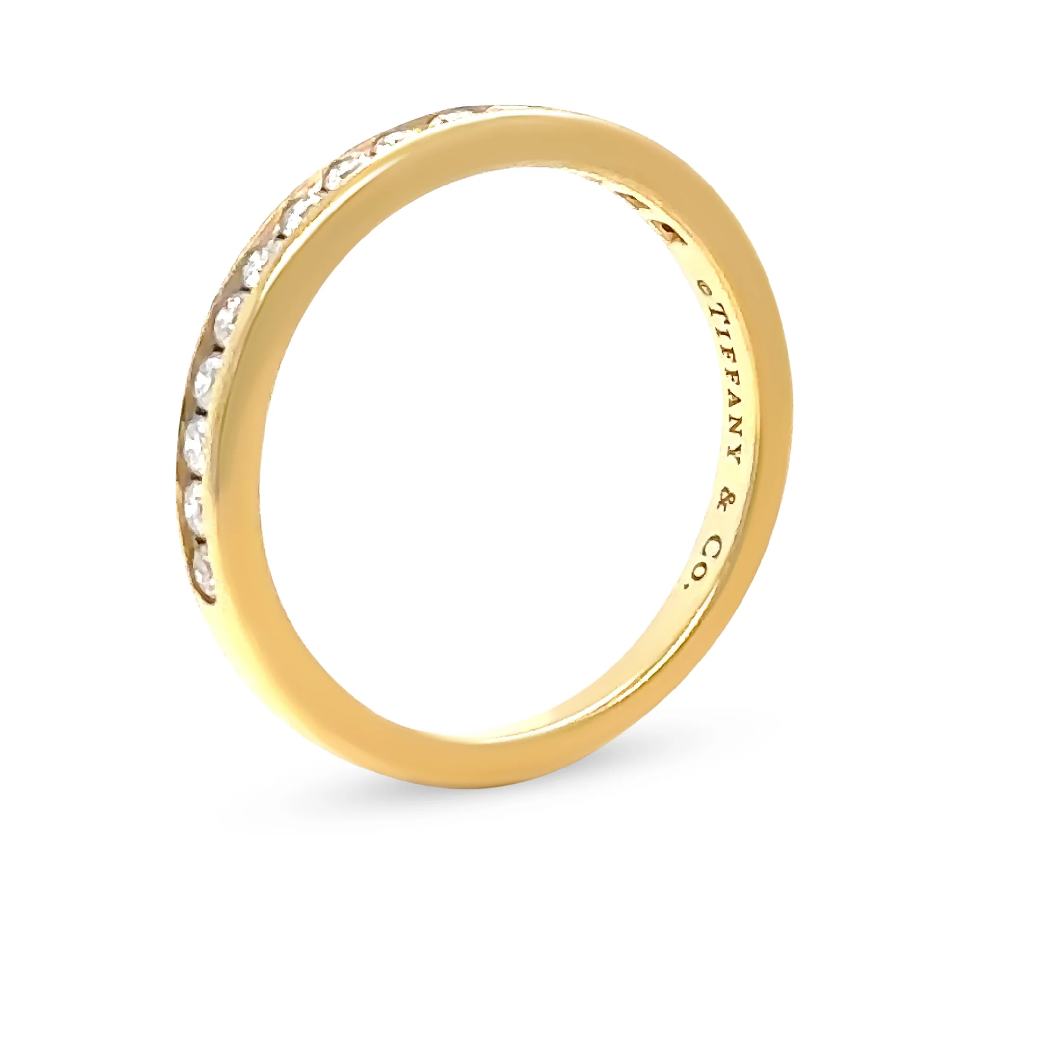 Tiffany & Co. 18ct Yellow Gold Diamond Ring 0.30ct 2.7g - Image 8