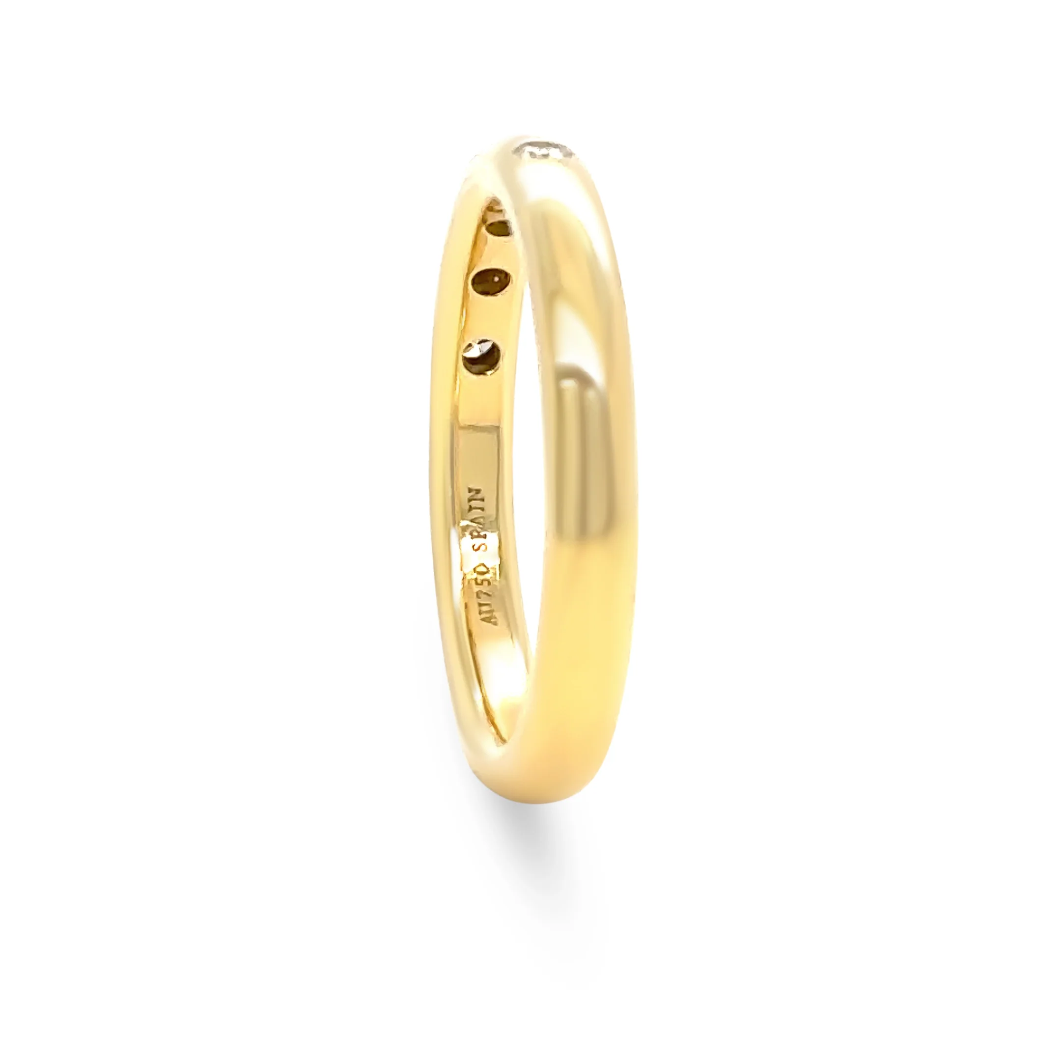 Tiffany & Co. 18ct Yellow Gold Elsa Peretti Diamond Ring 0.10ct 3.88g - Image 4