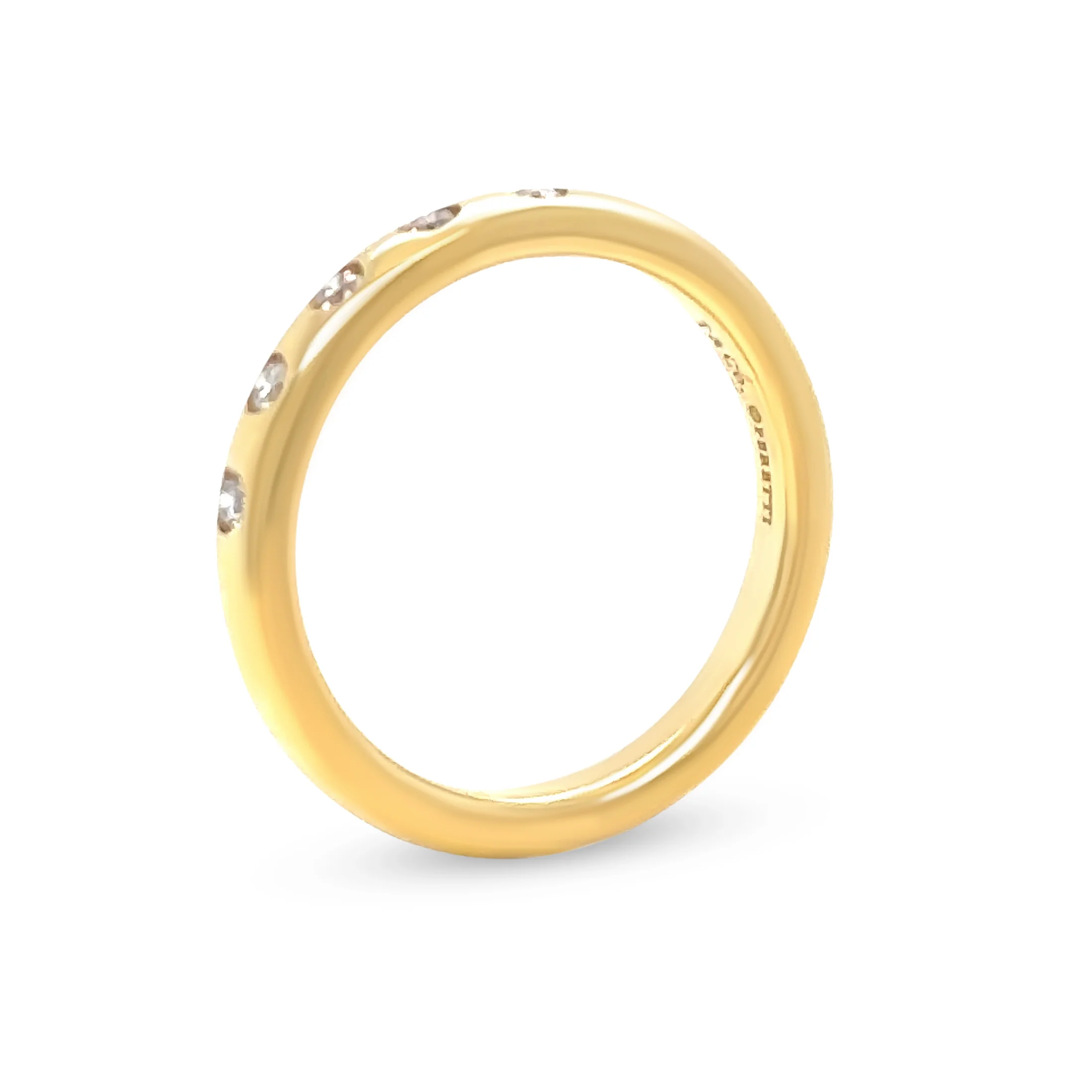 Tiffany & Co. 18ct Yellow Gold Elsa Peretti Diamond Ring 0.10ct 3.88g - Image 5