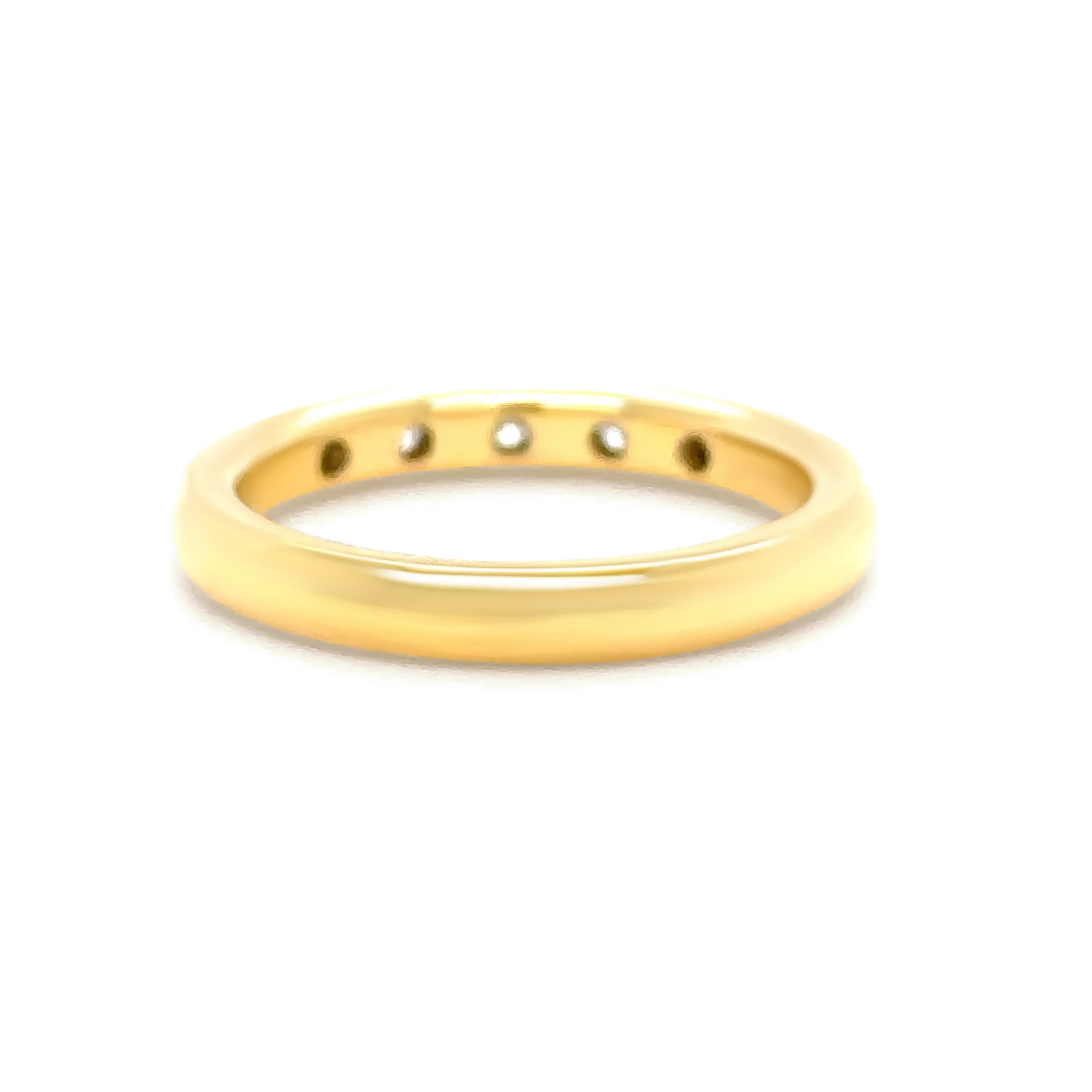 Tiffany & Co. 18ct Yellow Gold Elsa Peretti Diamond Ring 0.10ct 3.88g - Image 7