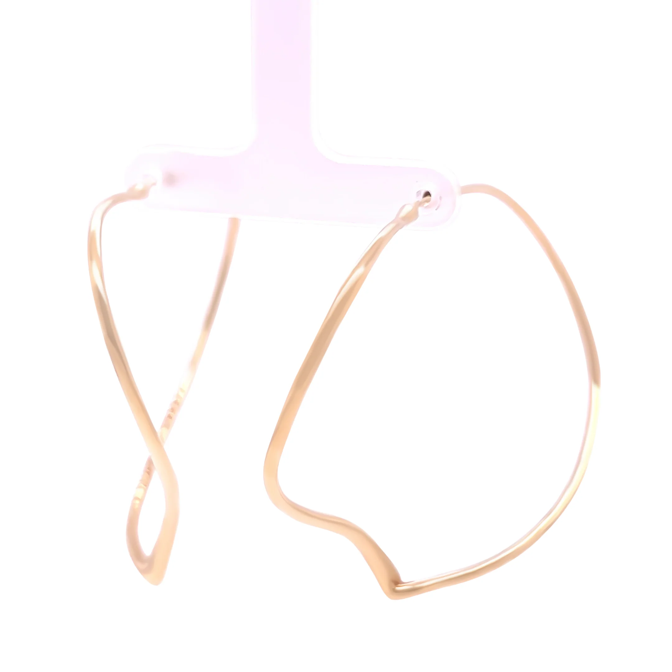 Tiffany & Co 18ct Yellow Gold Elsa Peretti Open Heart Hoop Earrings 12.16g - Image 2