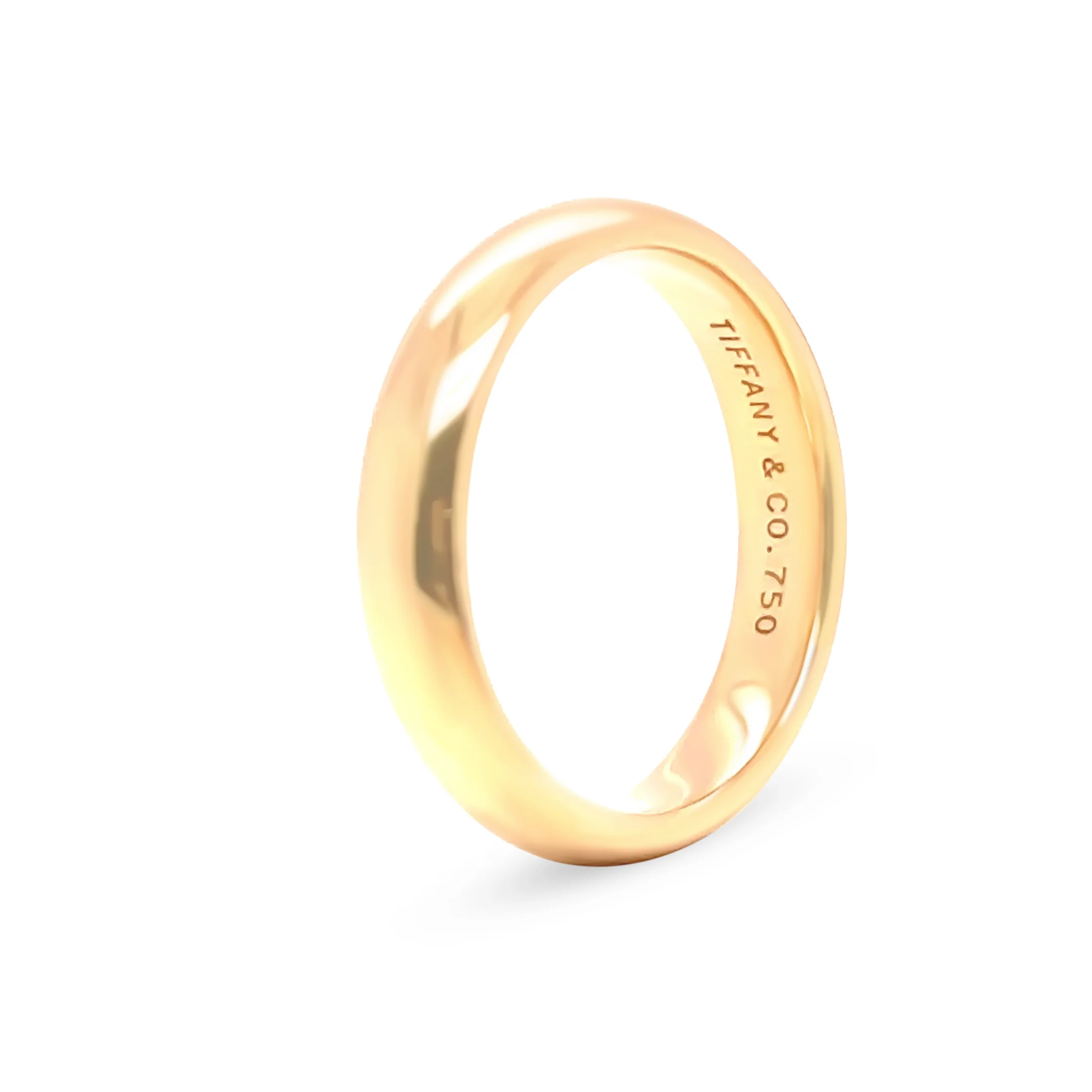 Tiffany & Co 18ct Yellow Gold Forever Wedding Band Ring 7.33g - Image 6