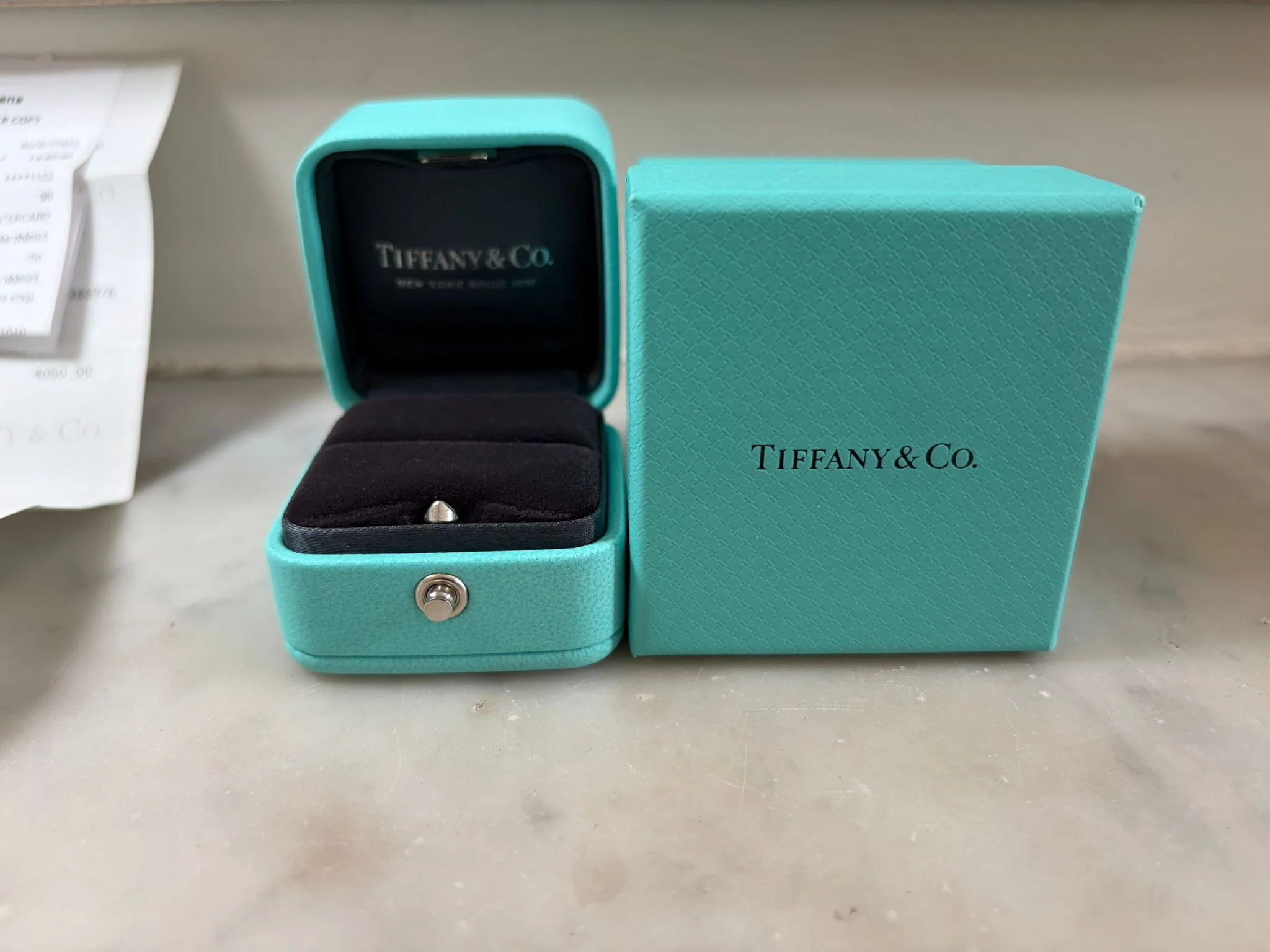 Tiffany & Co. 18ct Yellow Gold T True Wide Ring 5.65g - Image 9