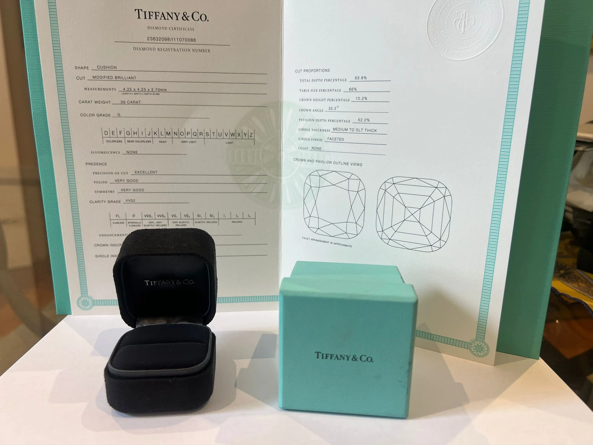 Tiffany & Co Diamond Engagement Ring 0.49ct - Image 6