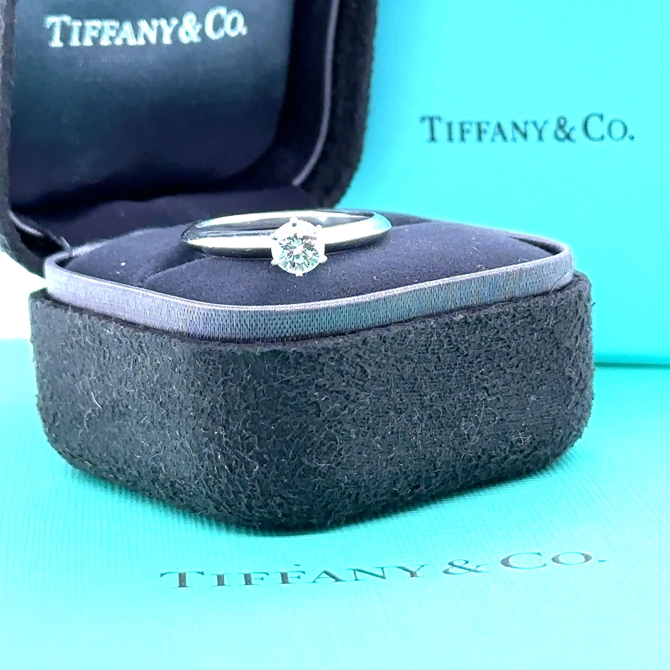 Tiffany & Co Diamond Engagement Ring 0.52ct - Image 5