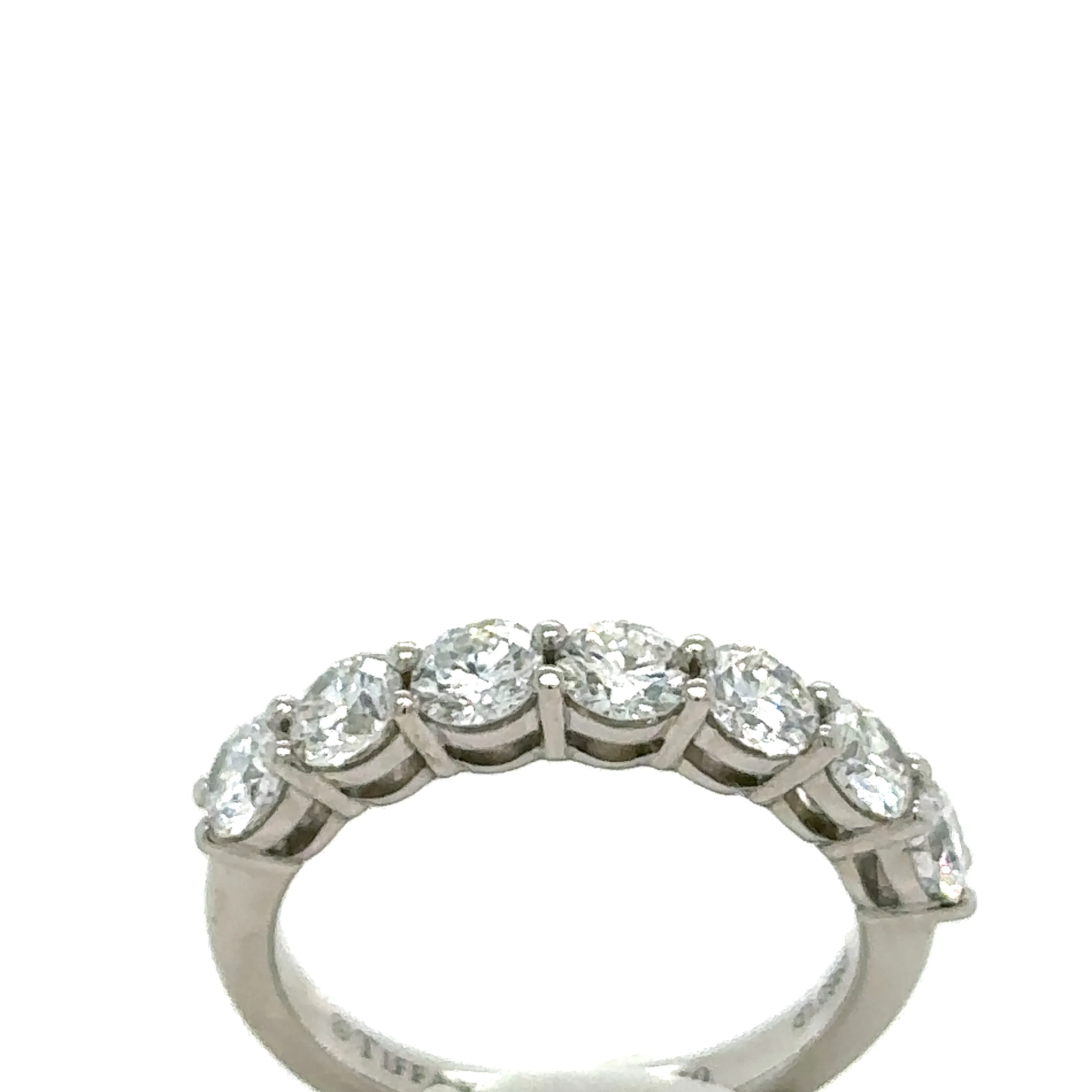 Tiffany & Co Diamond Half Eternity Ring 1.09ct - Image 7