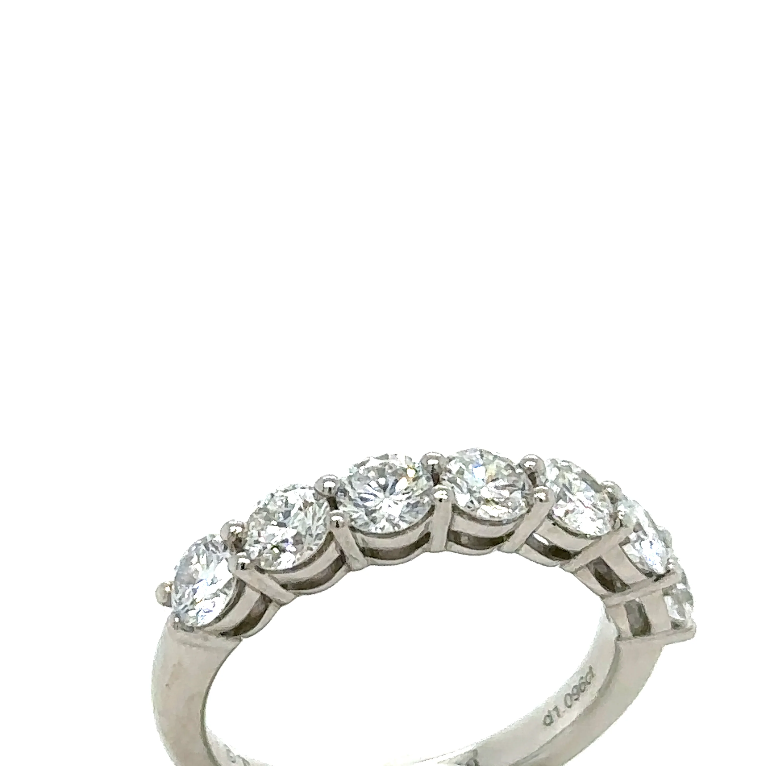 Tiffany & Co Diamond Half Eternity Ring 1.09ct - Image 8