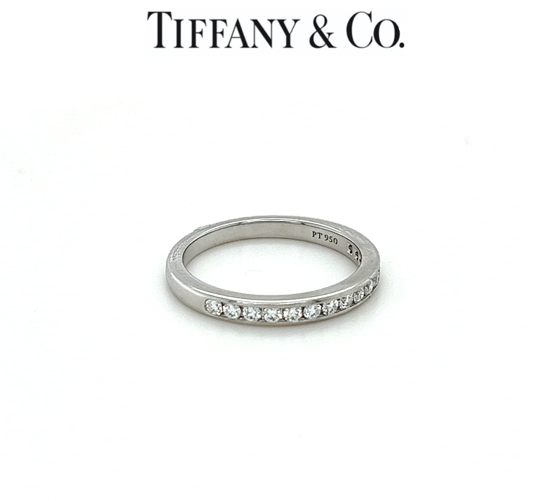 Tiffany & Co Diamond Half Eternity Ring 0.24ct