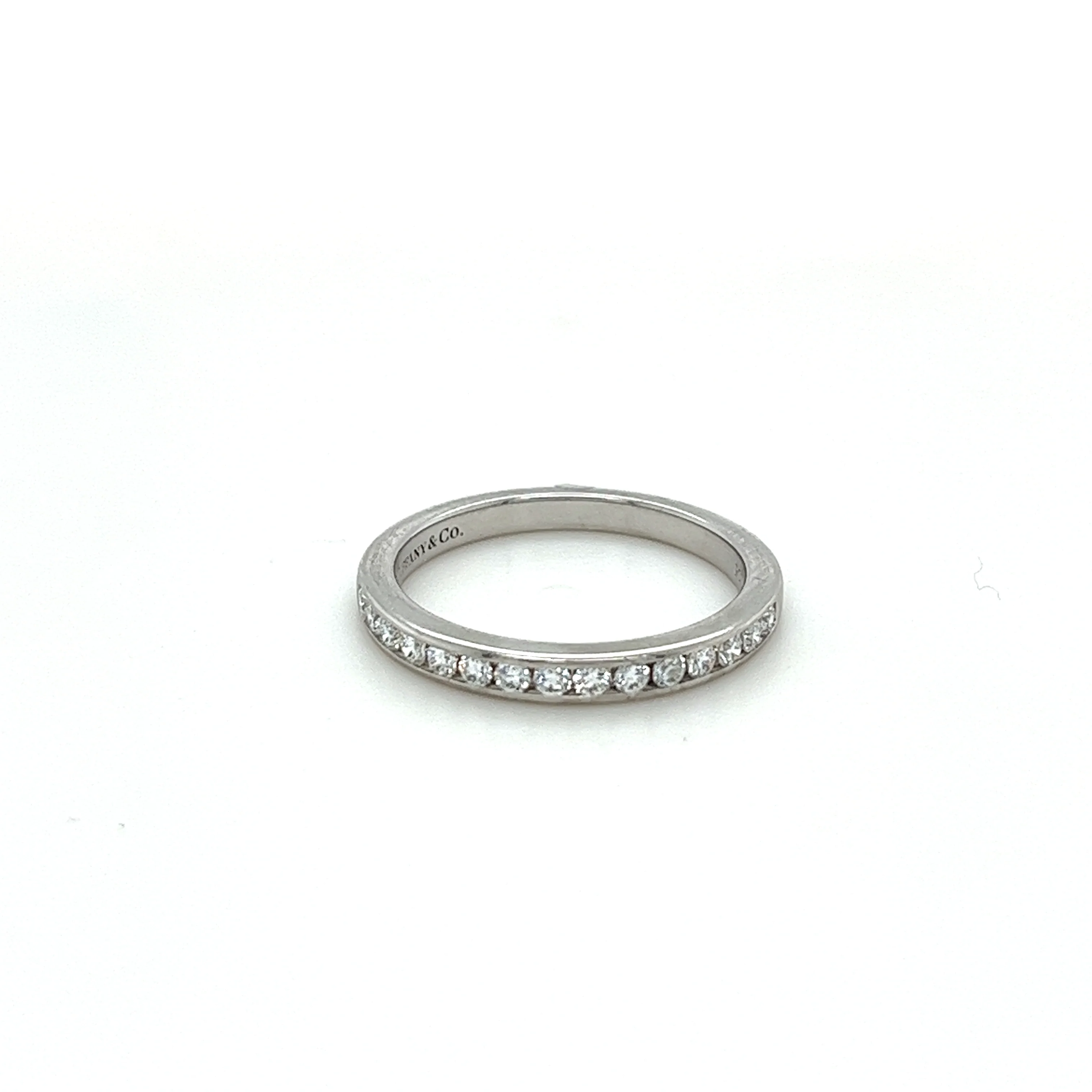 Tiffany & Co Diamond Half Eternity Ring 0.24ct - Image 2