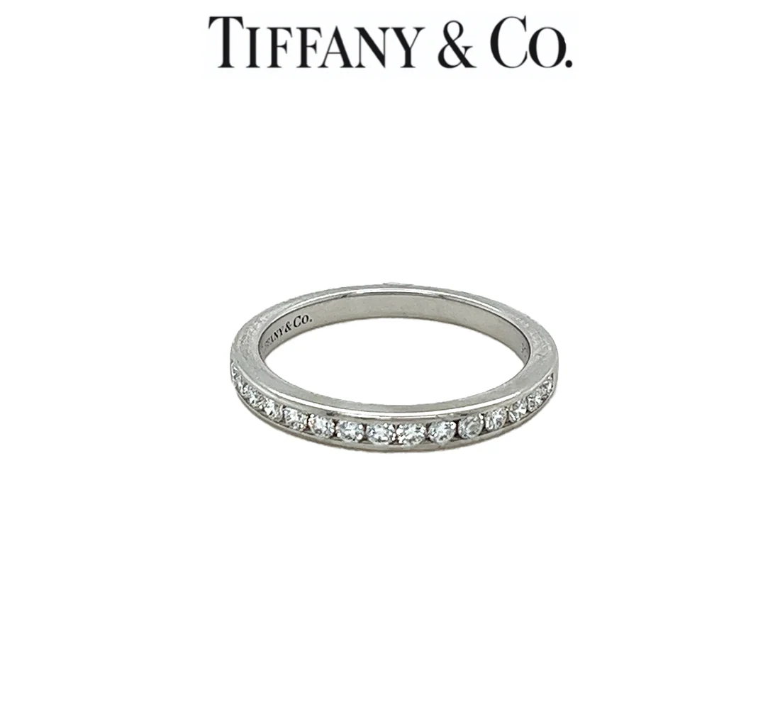 Tiffany & Co Diamond Half Eternity Ring 0.24ct