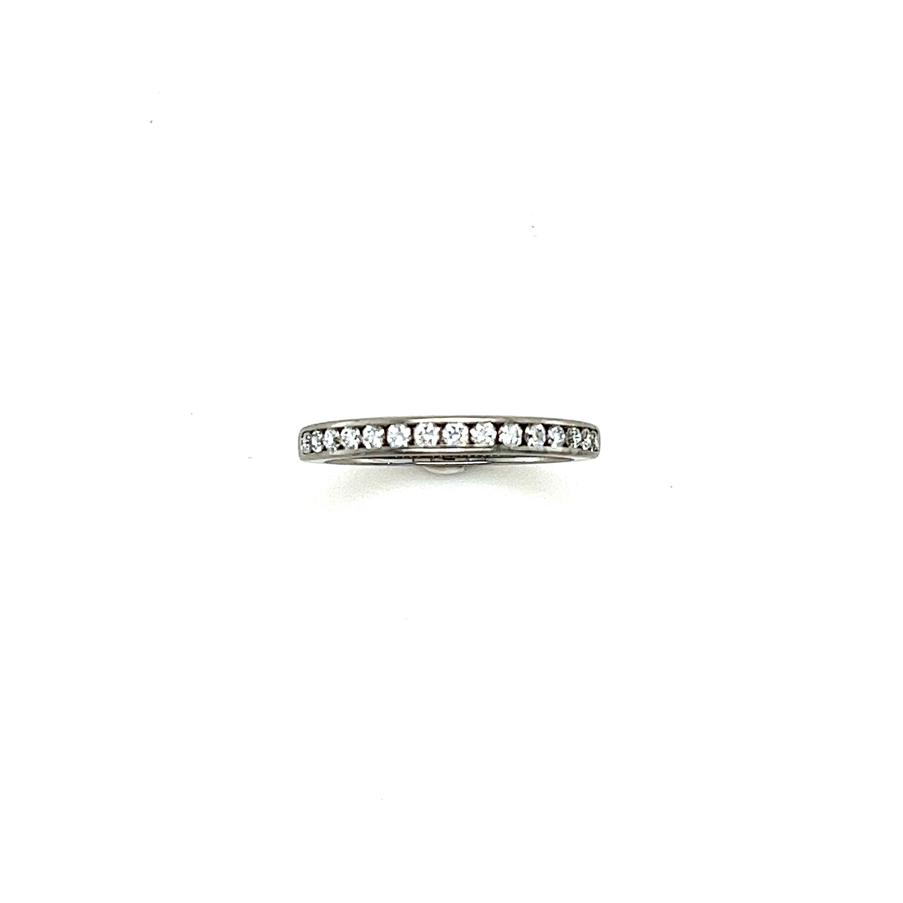 Tiffany & Co Diamond Half Eternity Ring 0.24ct - Image 4