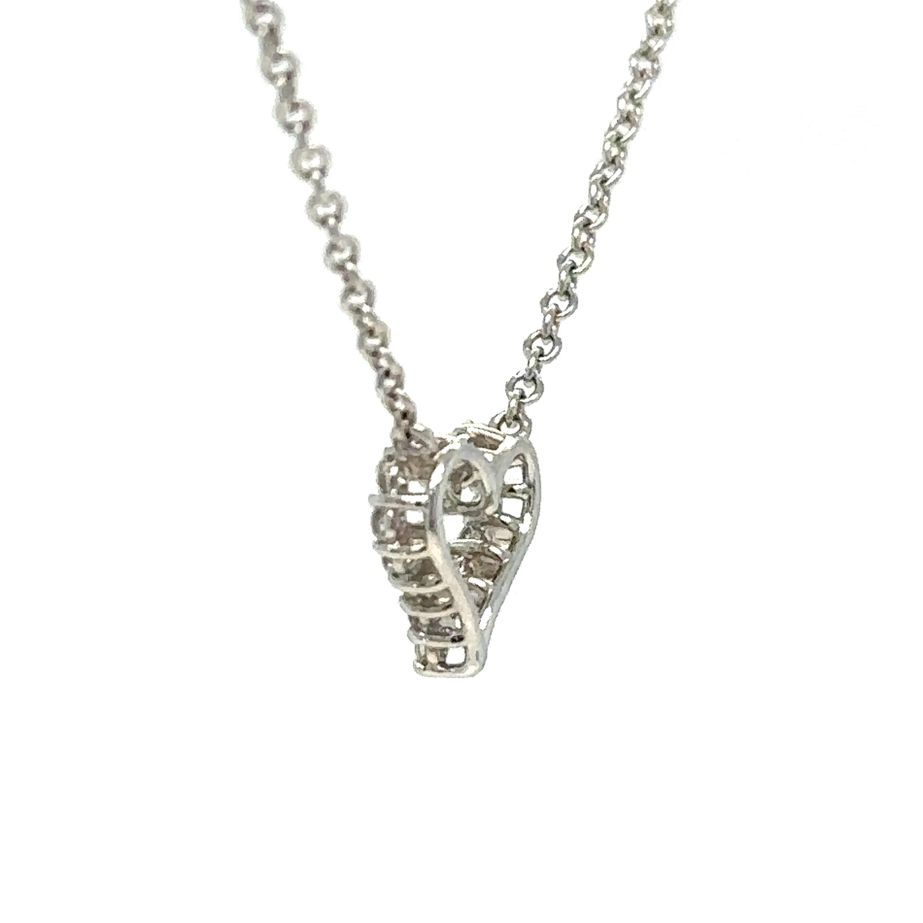 Tiffany & Co Diamond Heart Pendant 0.20ct - Image 11
